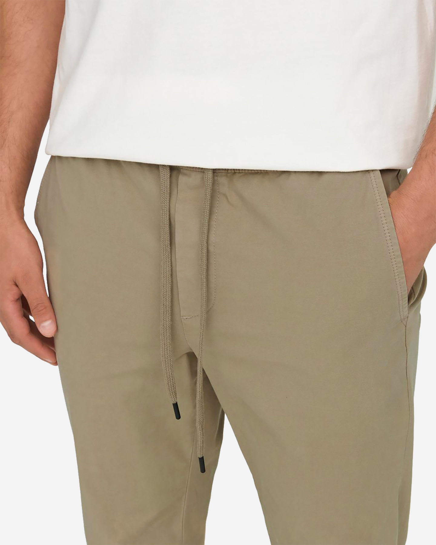 Pantalone ONLY & SONS LINUS JOGGER M - Beige - 5 | Cisalfa Sport