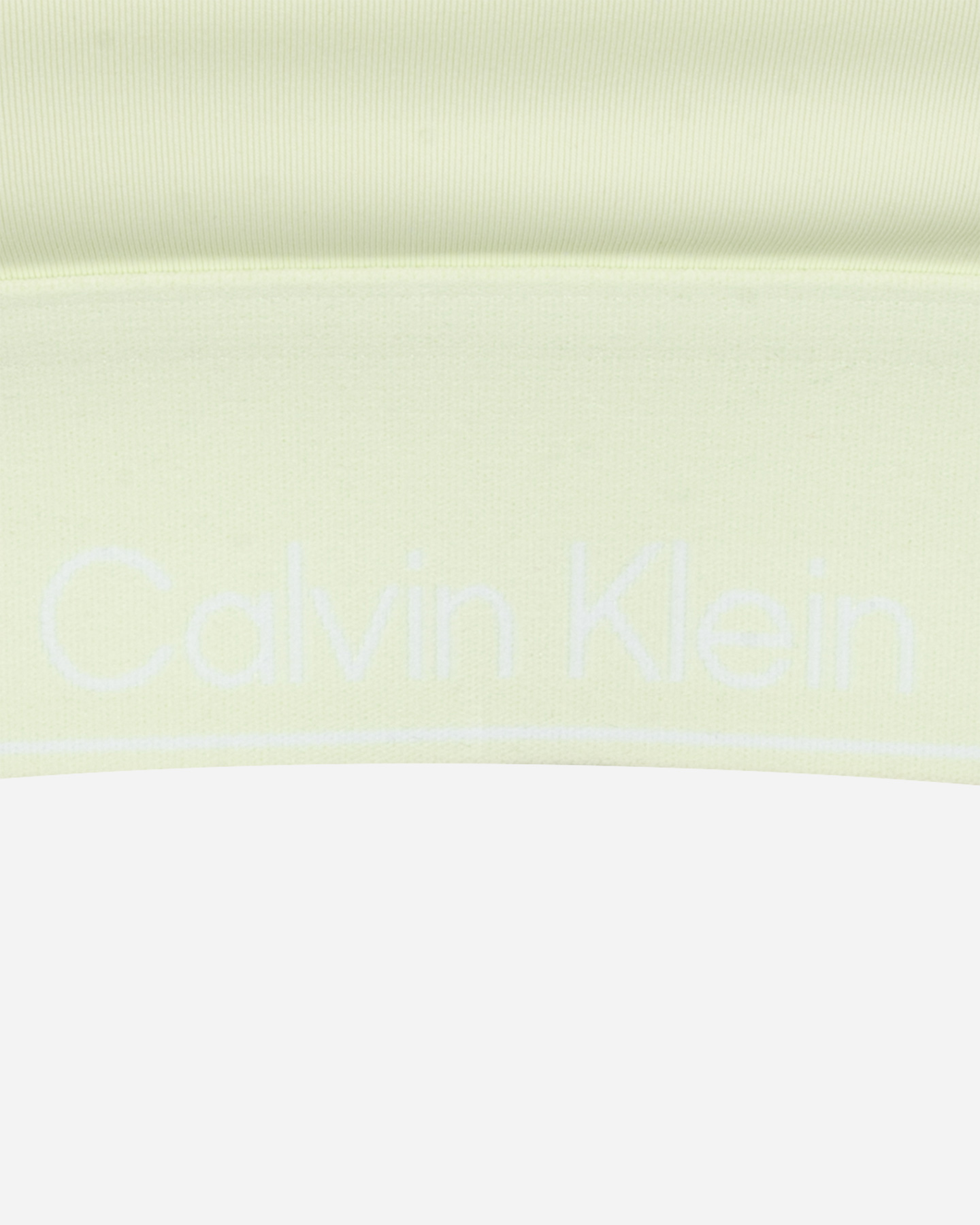 Reggiseno sportivo CALVIN KLEIN SPORT ELASTIC LOGO W - Giallo - 2 | Cisalfa Sport