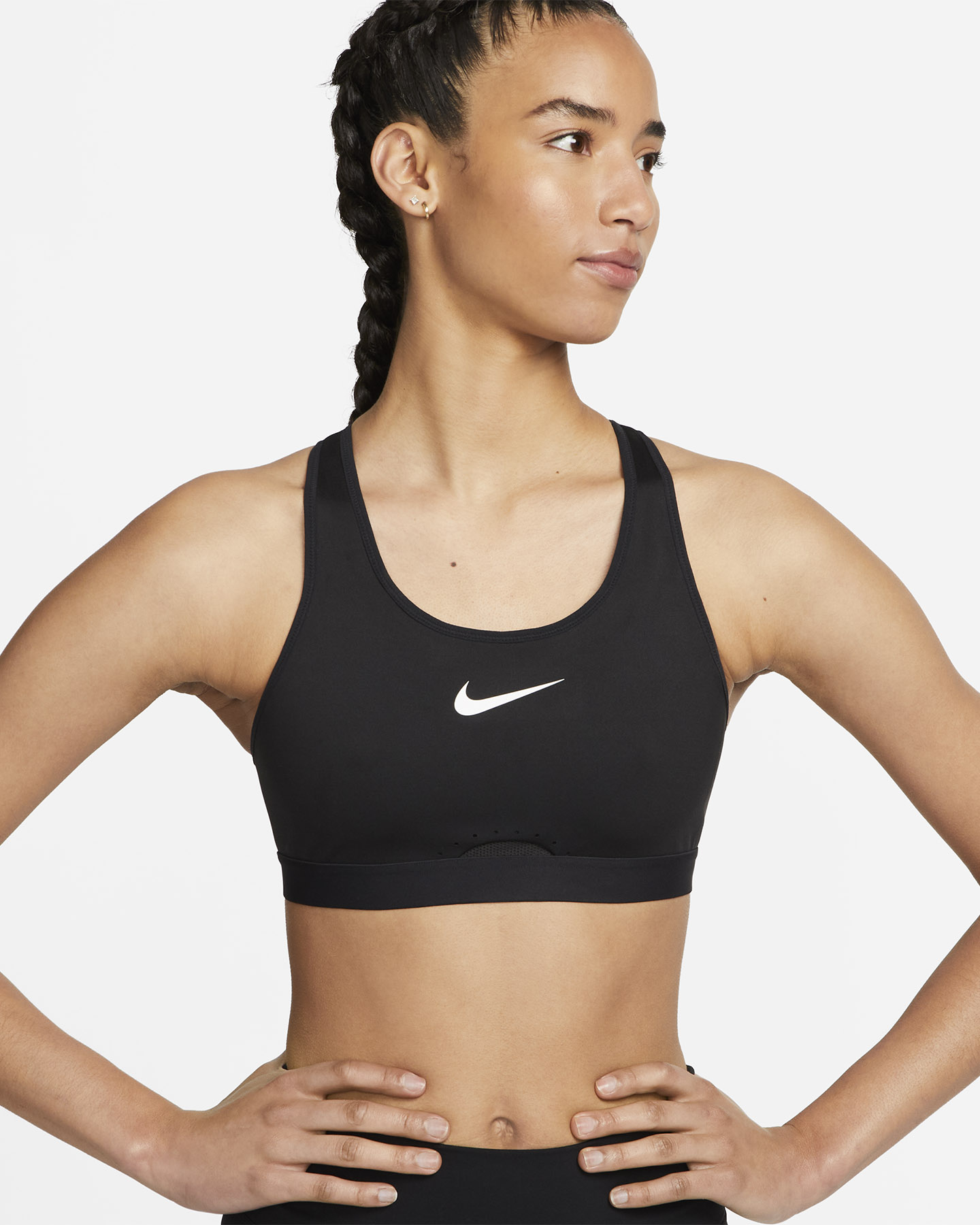 Bra training NIKE DRIFIT SWOOSH HS W - Nero - 0 | Cisalfa Sport