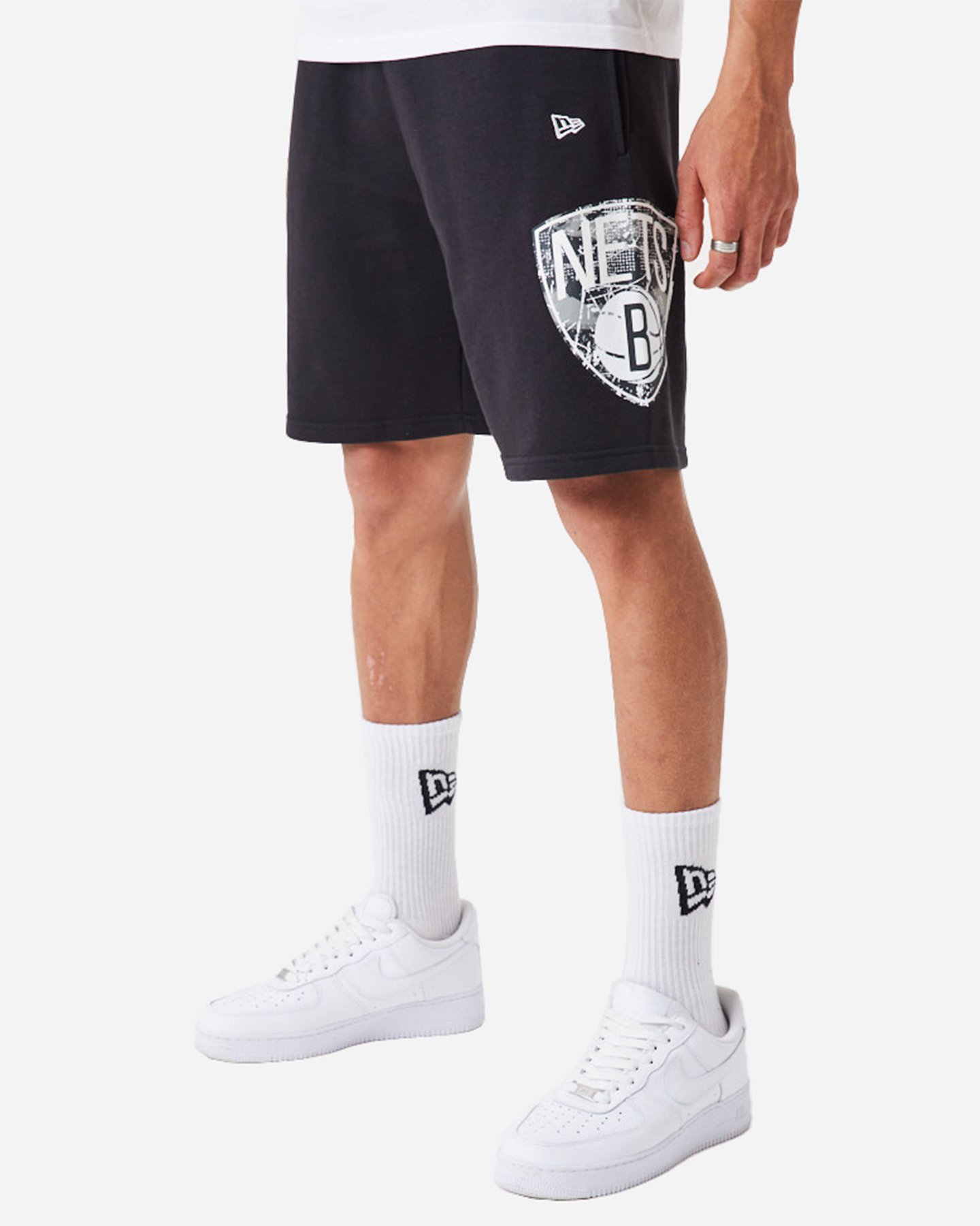 Pantaloncini NEW ERA LOGO BRROKLYN NET  - Nero - 0 | Cisalfa Sport