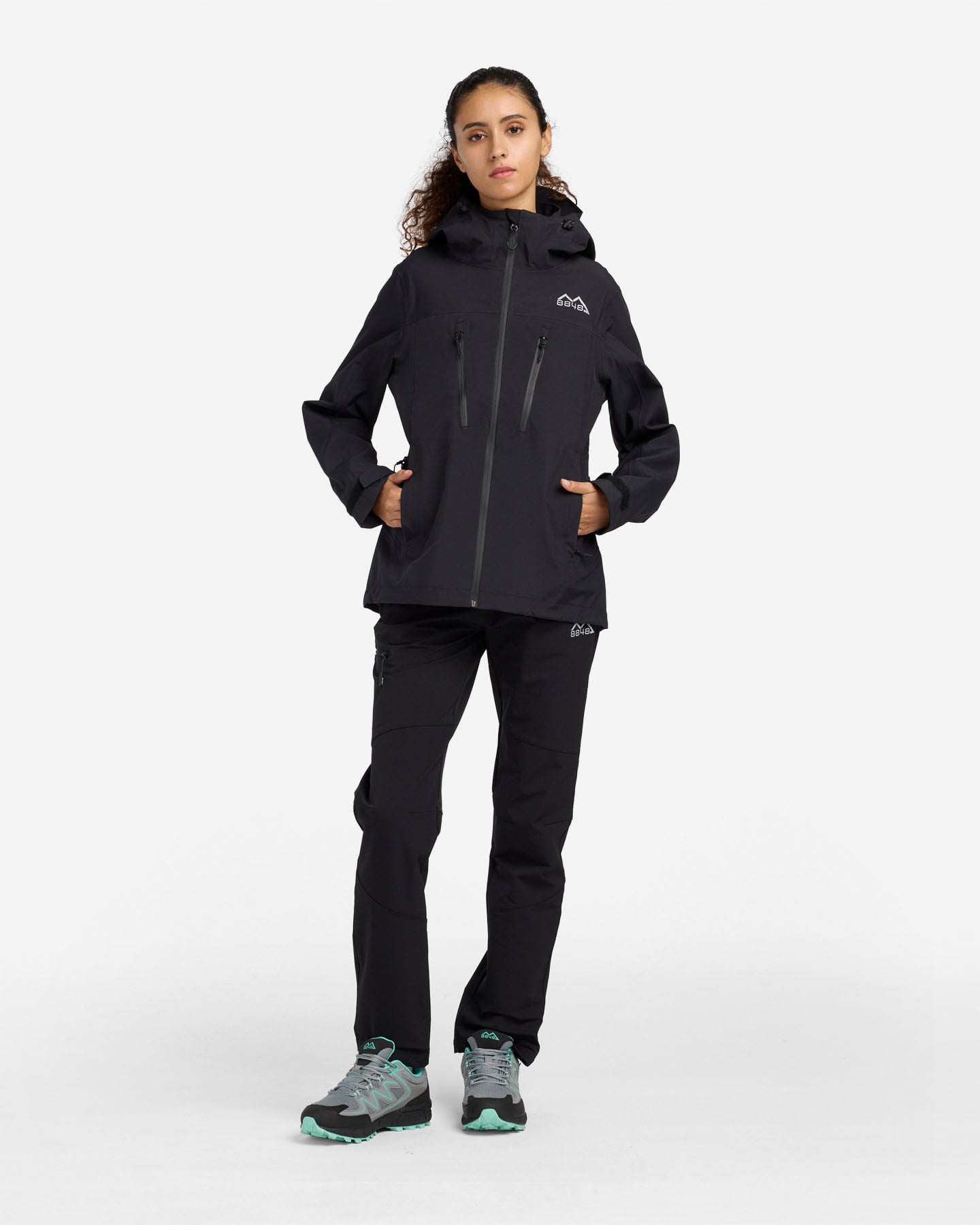 Giacca outdoor 8848 SHELL 3L W - Nero - 4 | Cisalfa Sport