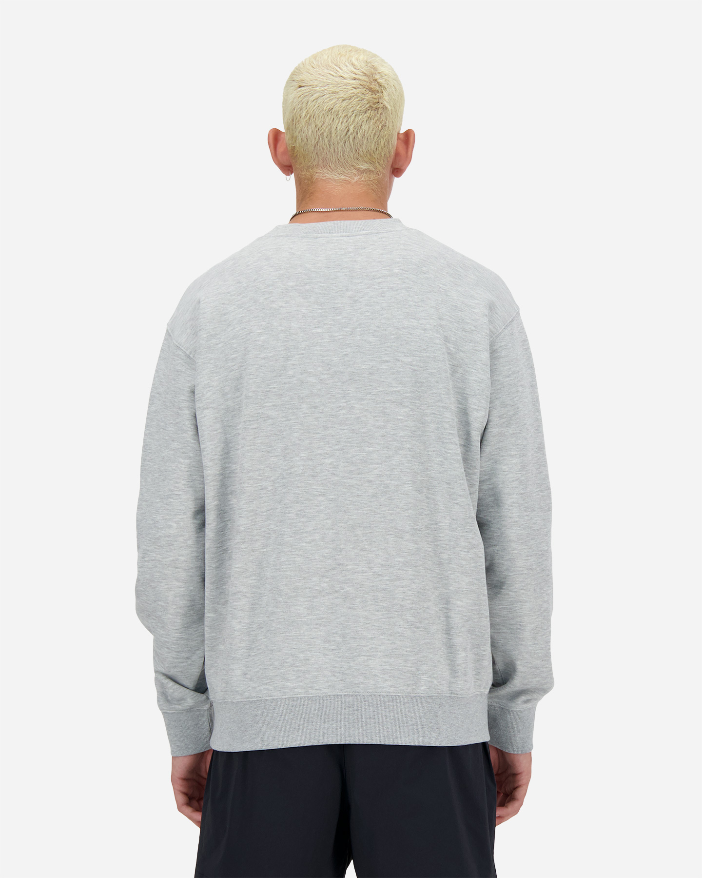 Felpa NEW BALANCE CREW M - Grigio - 2 | Cisalfa Sport