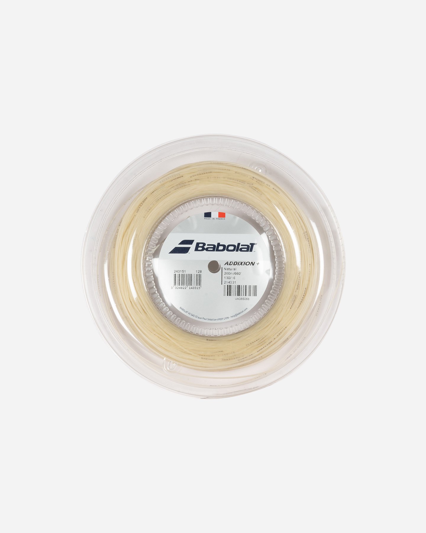 Corde tennis BABOLAT ADDIXION+ 200M  - Bianco - 0 | Cisalfa Sport