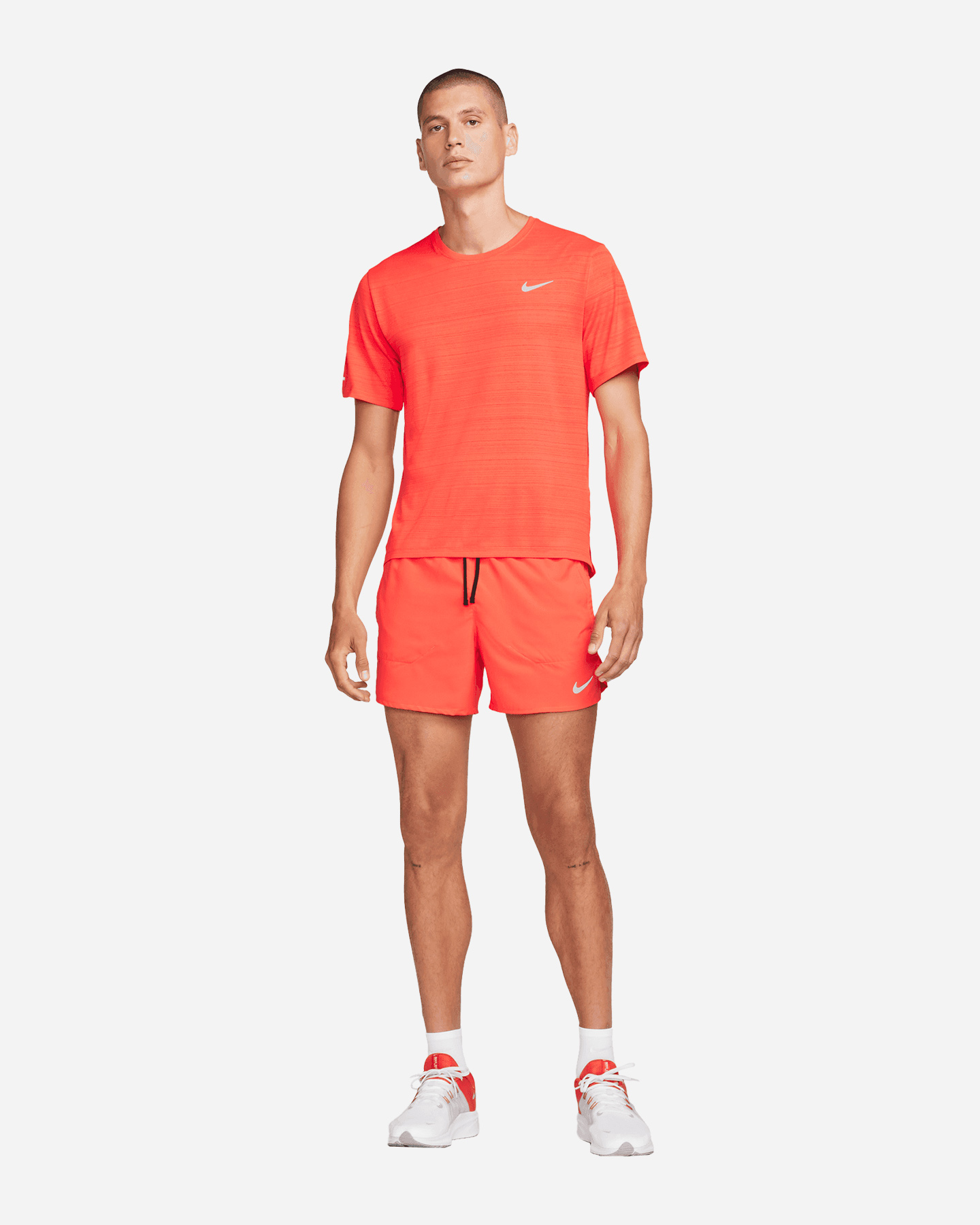 Short running NIKE STRIDE 5IN M - Rosso - 3 | Cisalfa Sport
