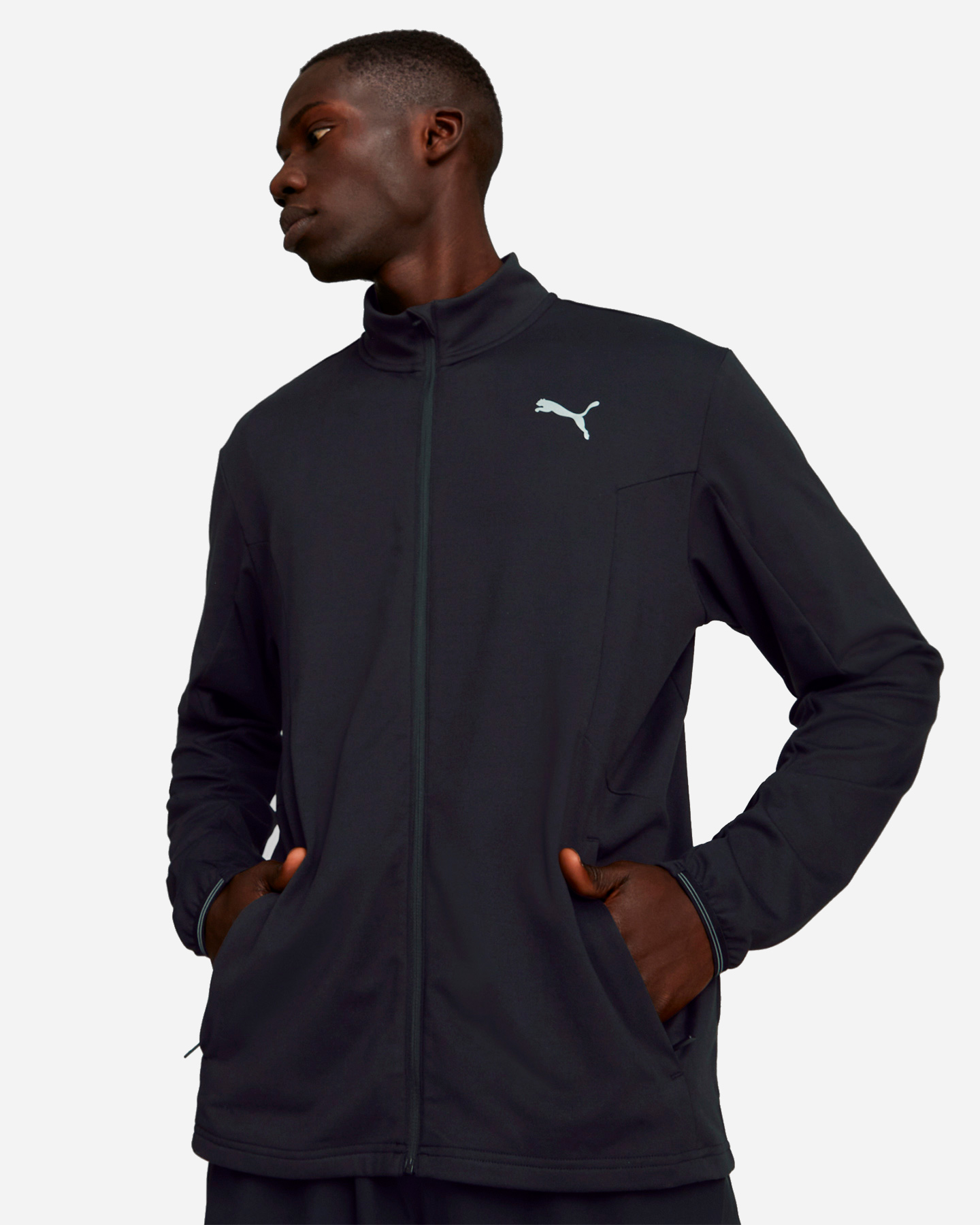 Maglia running PUMA CLOUDSPUN FZ M - Nero - 2 | Cisalfa Sport