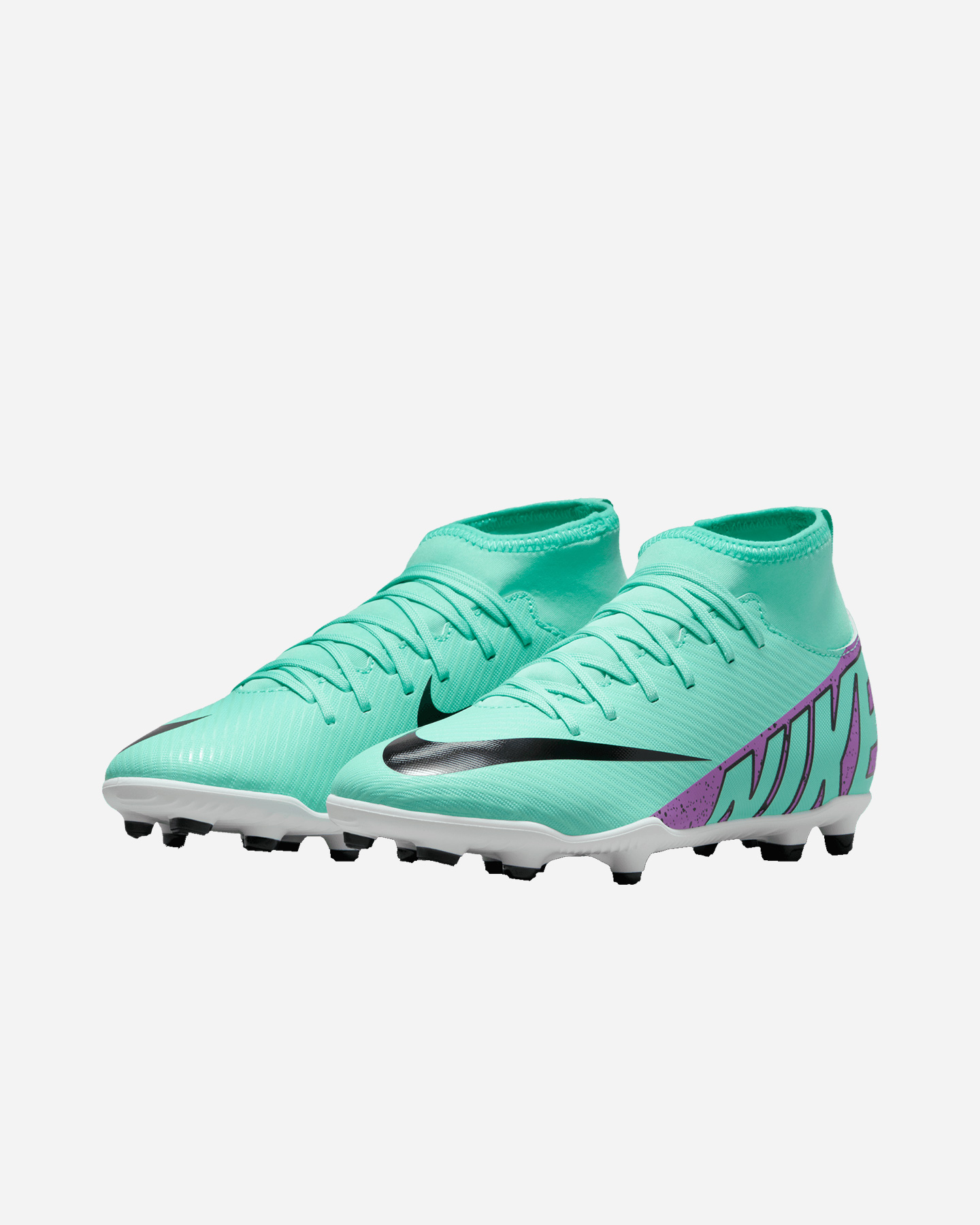Scarpe calcio NIKE MERCURIAL SUPERFLY 9 CLUB FG JR - Azzurro - 1 | Cisalfa Sport