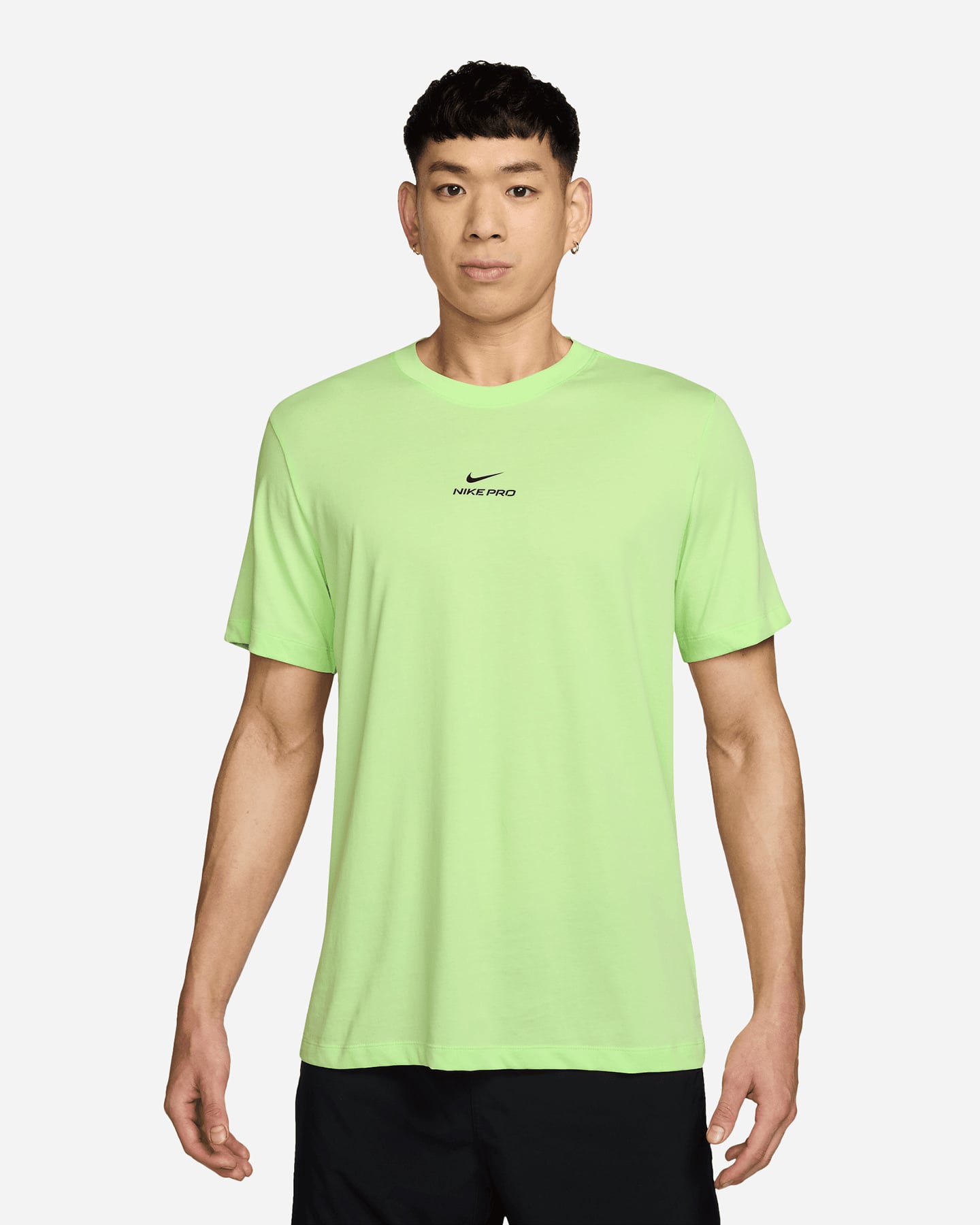 T-shirt training NIKE DRI FIT PRO M - Giallo - 0 | Cisalfa Sport