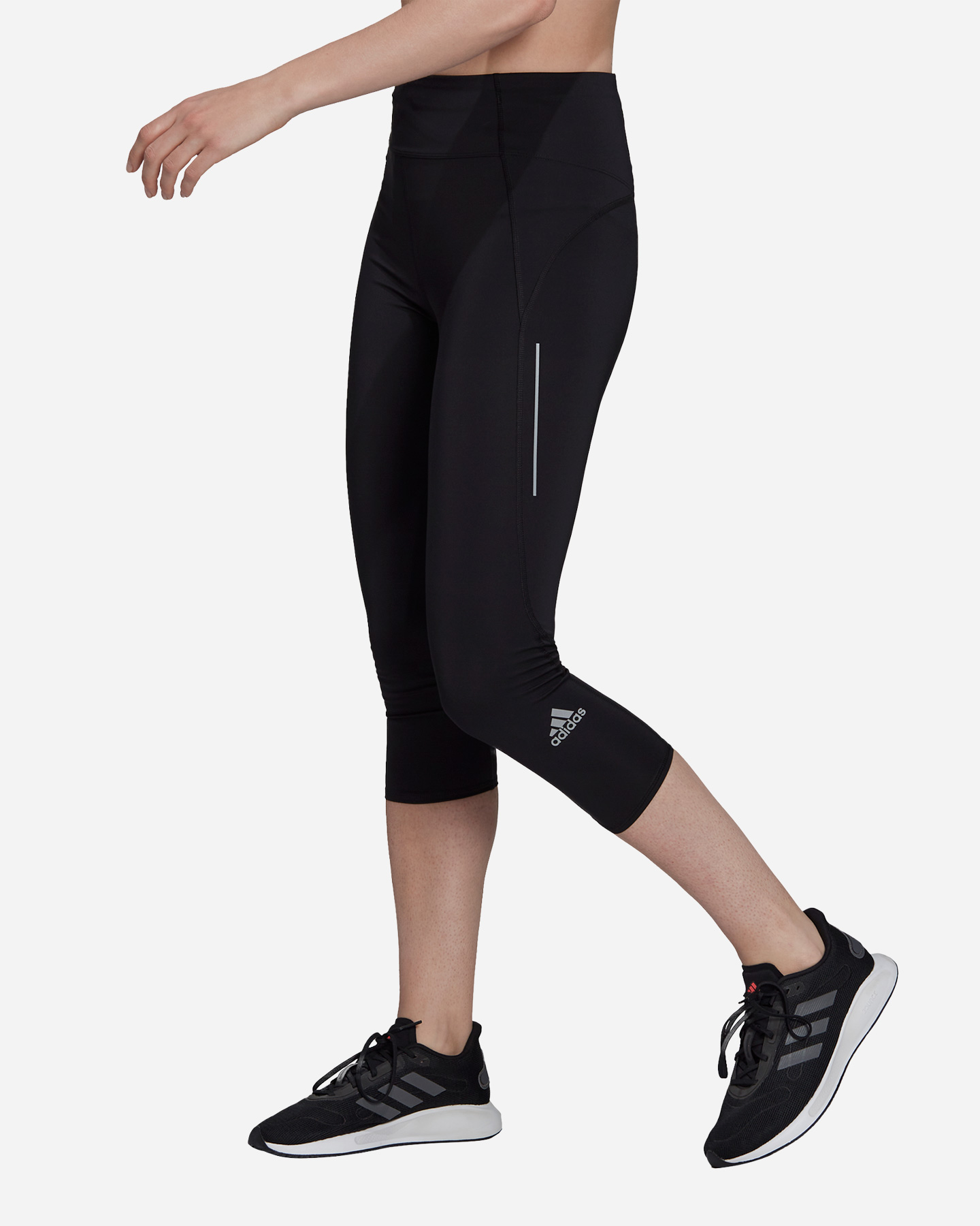 Capri running ADIDAS THE RUN RESPONSE AEROREADY W - Nero - 1 | Cisalfa Sport