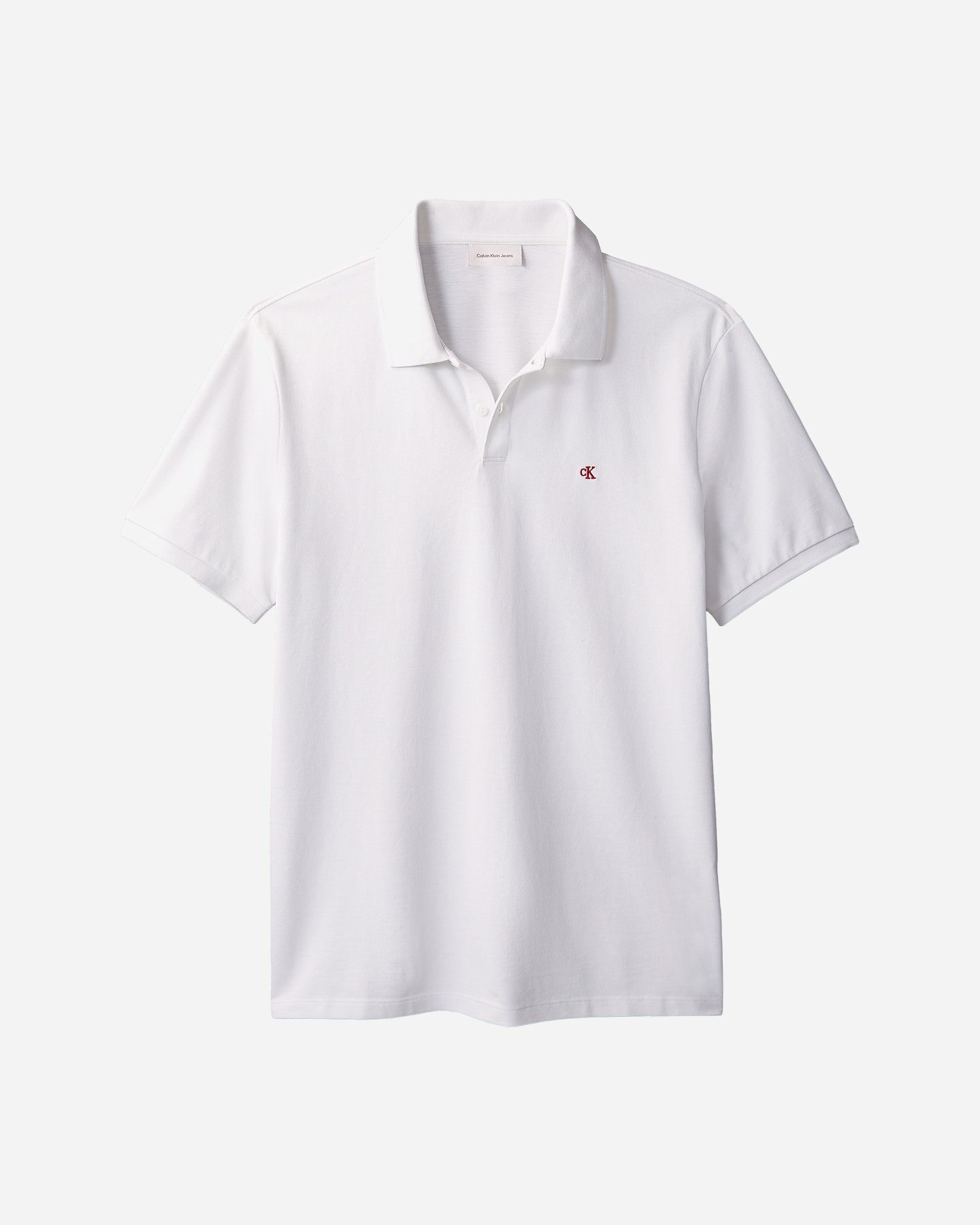 Polo CALVIN KLEIN JEANS SMALL LOGO M - Bianco - 0 | Cisalfa Sport