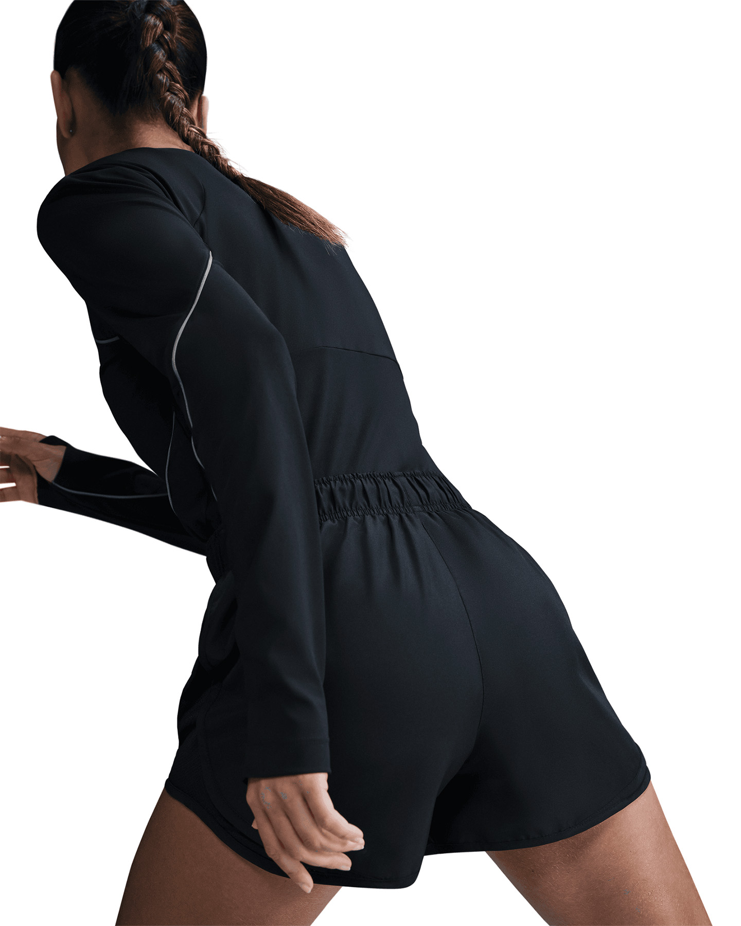 Short running NIKE TEMPO W - Nero - 4 | Cisalfa Sport