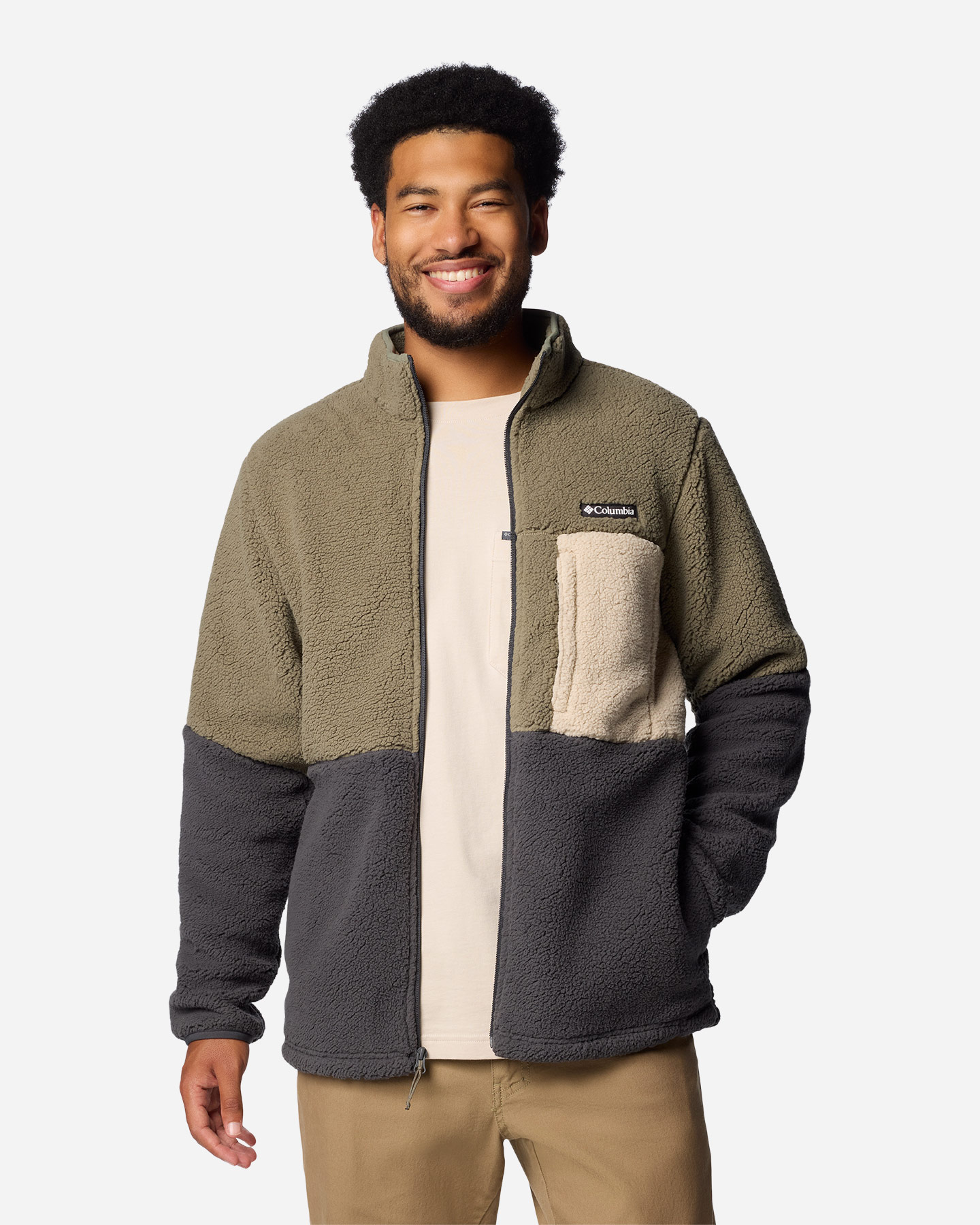 Felpa COLUMBIA MOUNTAINSIDE M - Verde - 0 | Cisalfa Sport