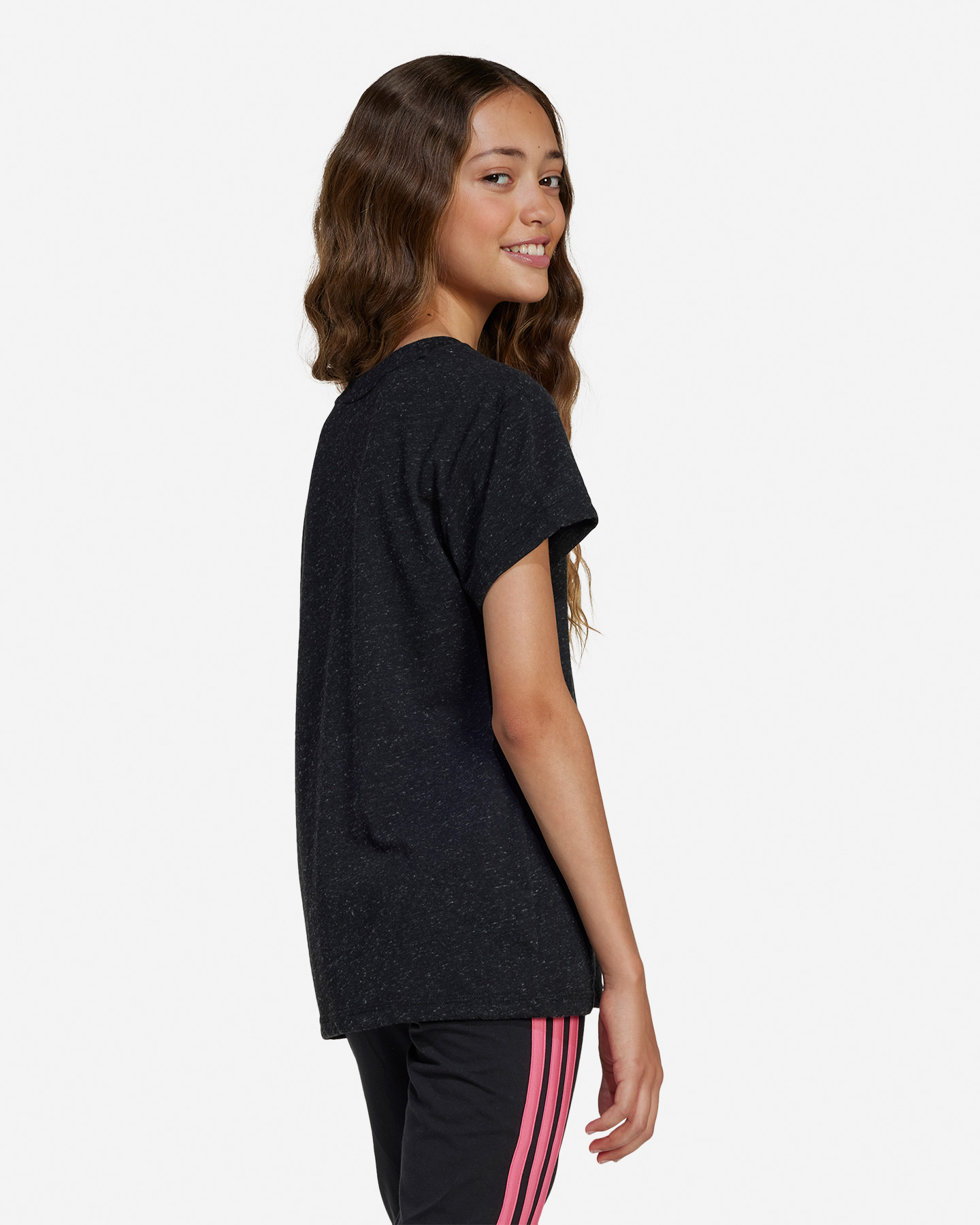 T-shirt ADIDAS BIG LOGO JR - Nero - 2 | Cisalfa Sport