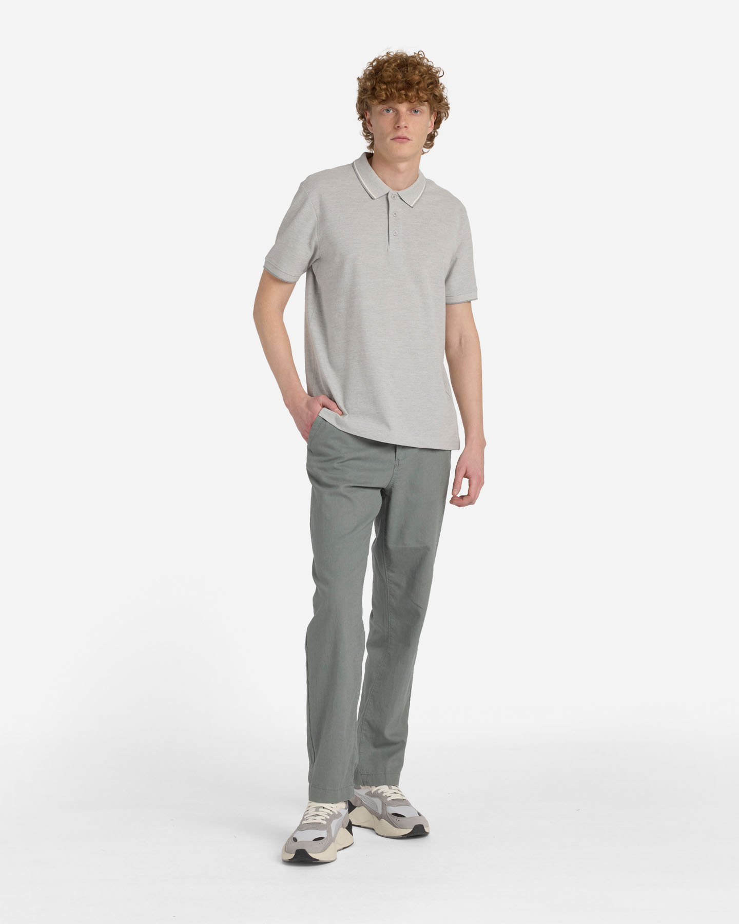 Polo DACK'S ESSENTIAL M - Grigio - 2 | Cisalfa Sport