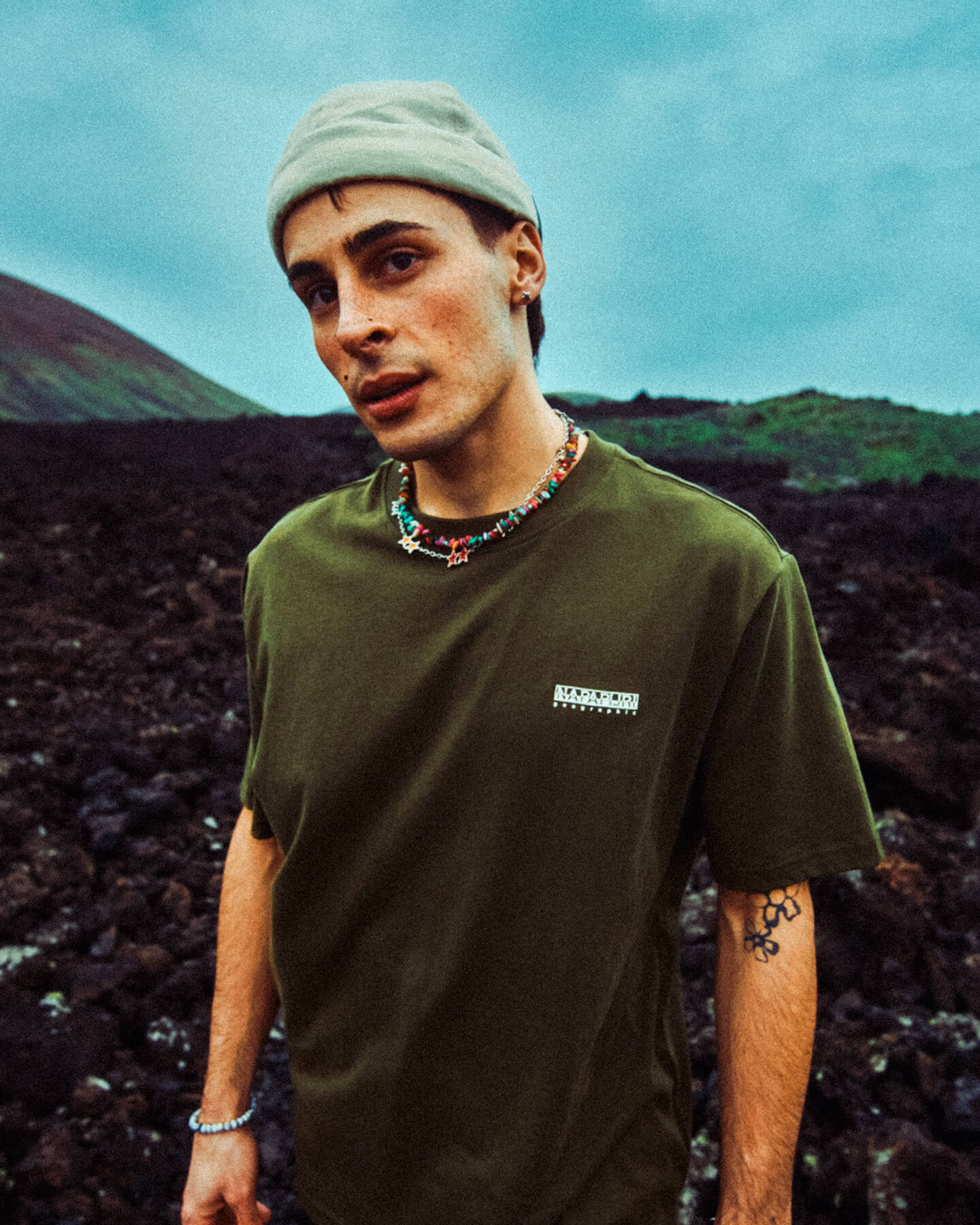 T-shirt NAPAPIJRI SMALL LOGO BOX M - Verde - 2 | Cisalfa Sport