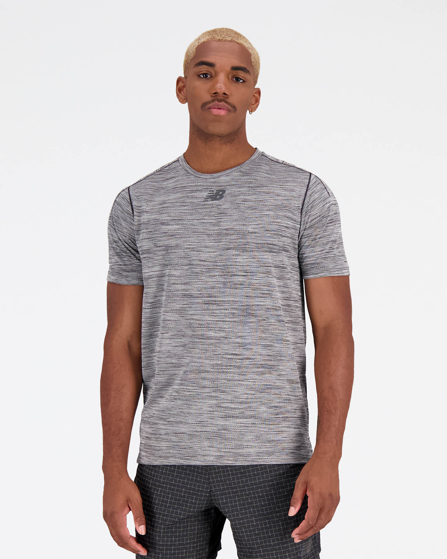 T-shirt running NEW BALANCE IMPACT RUN LUMINOUS M - Grigio - 0 | Cisalfa Sport
