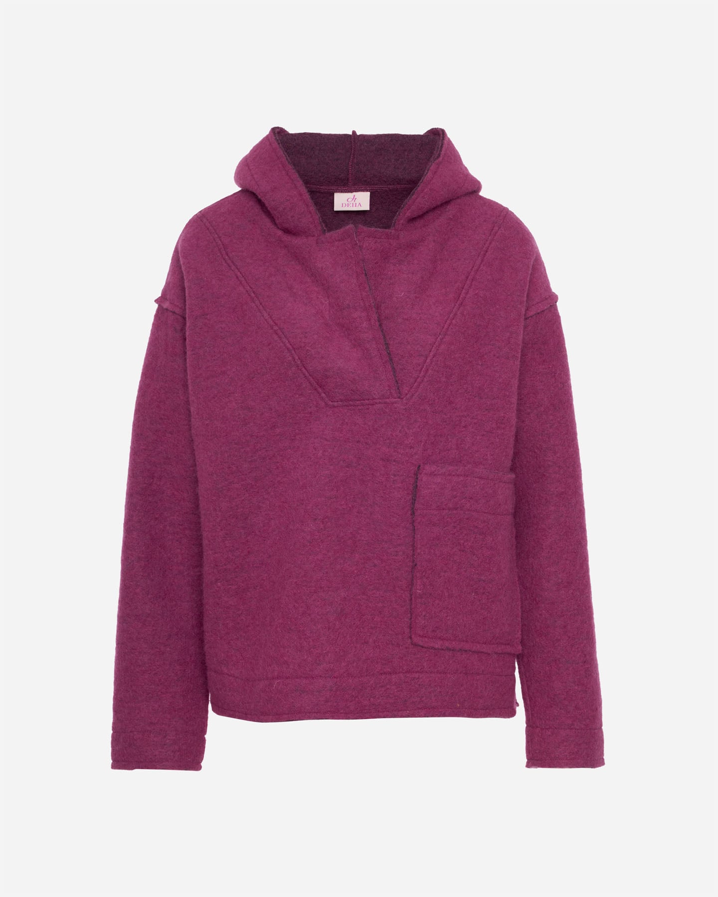 Felpa DEHA WOOL W - Fucsia - 0 | Cisalfa Sport