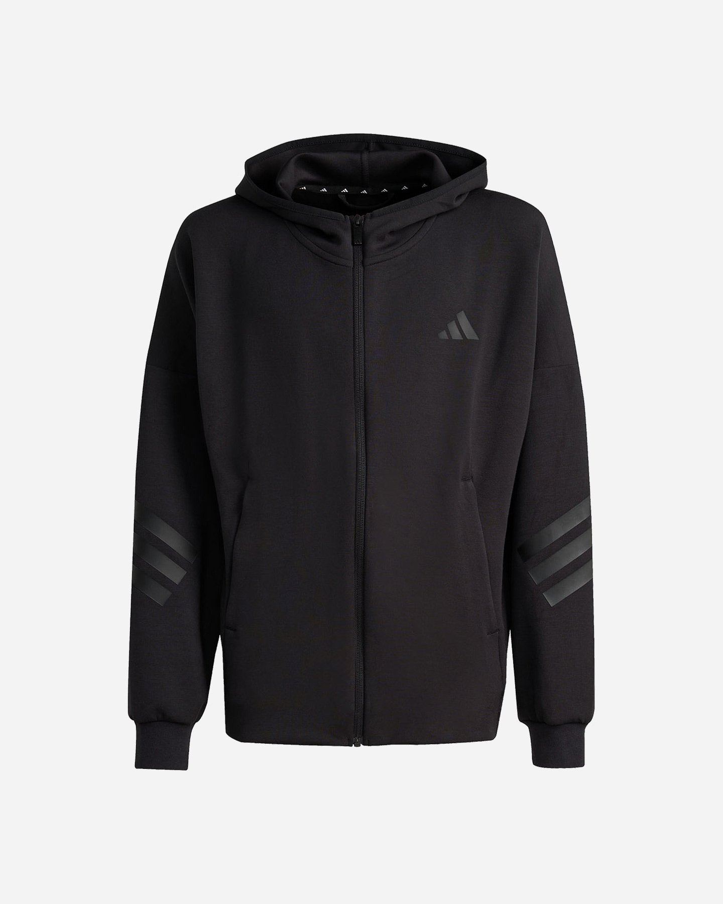 Felpa ADIDAS FUTURE ICONS 3STRIPES JR - Nero - 0 | Cisalfa Sport