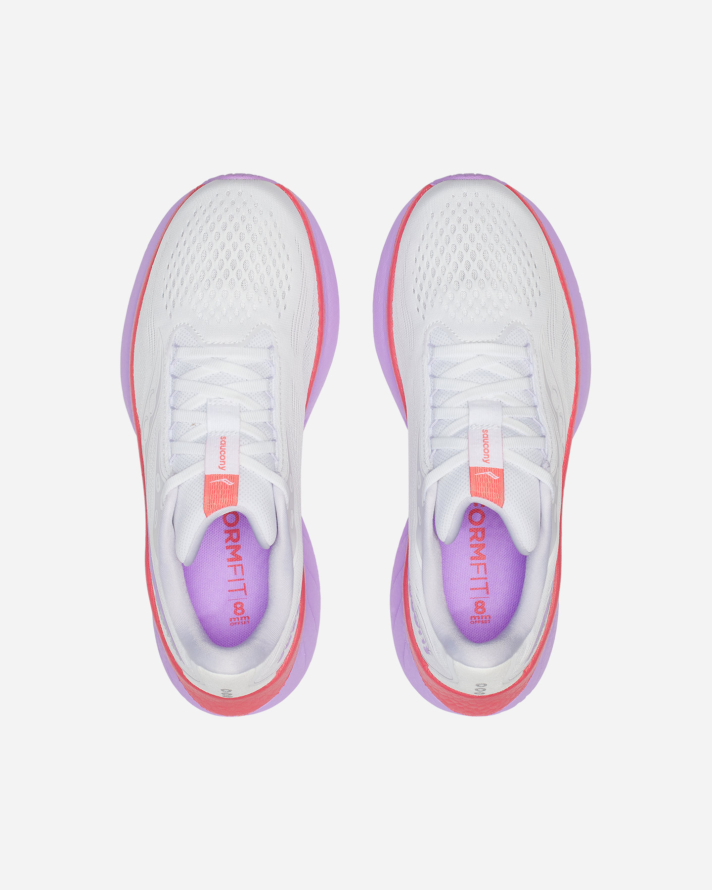 Scarpe running SAUCONY RIDE 18 W - Bianco - 3 | Cisalfa Sport