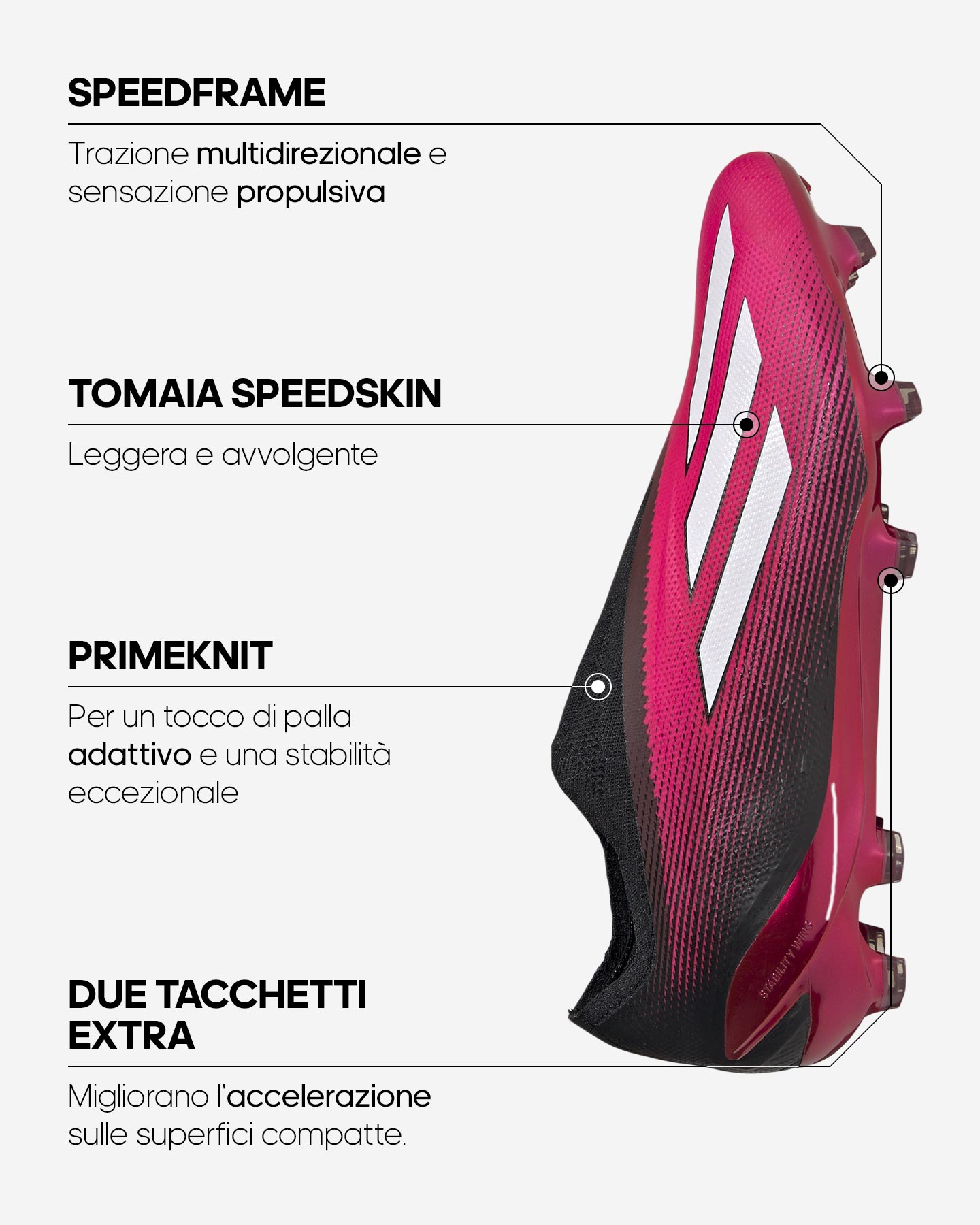 Scarpe calcio ADIDAS X SPEEDPORTAL+ FG M - 1 | Cisalfa Sport