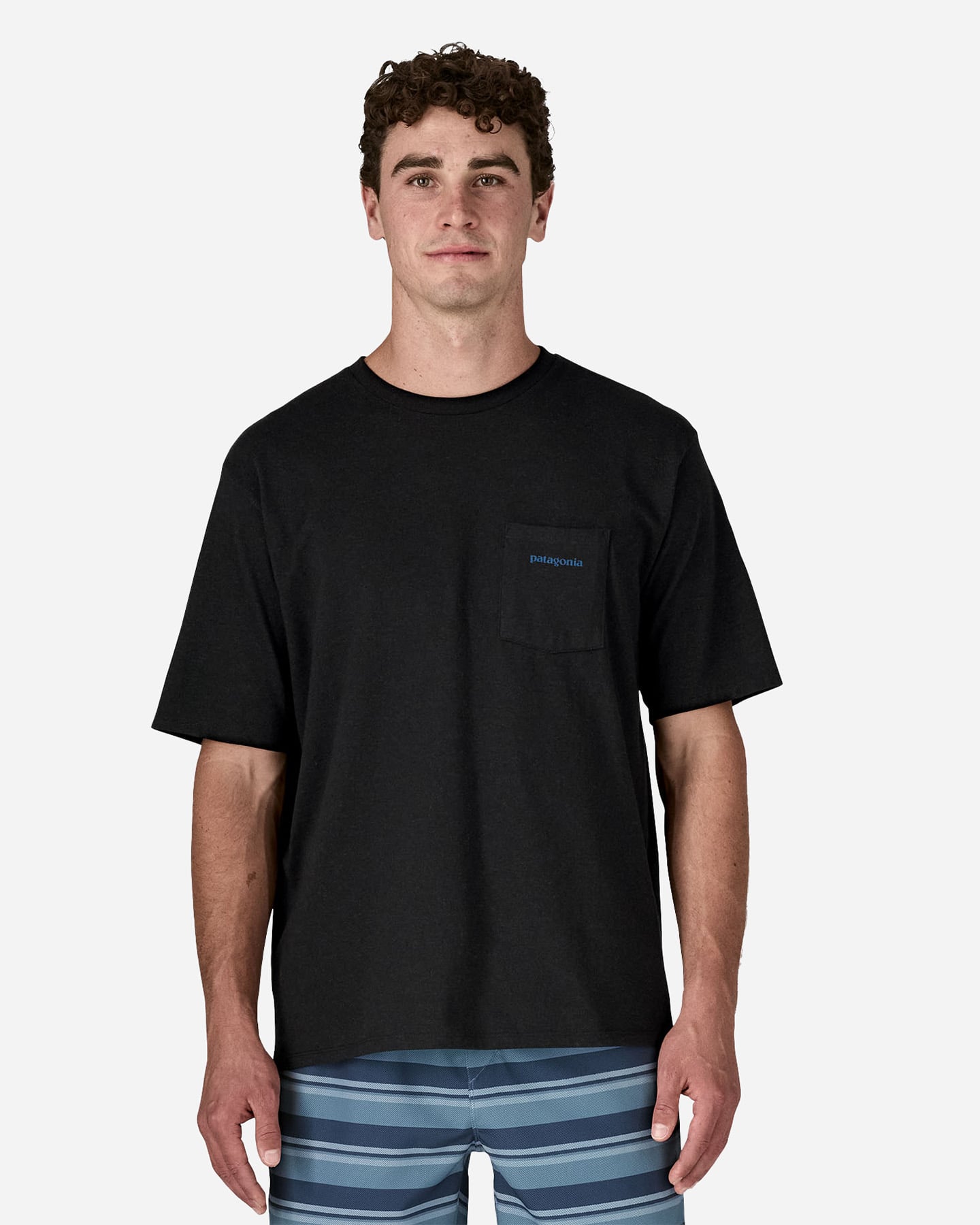 T-shirt PATAGONIA BOARDSHORT LOGO POCKET M - Nero - 2 | Cisalfa Sport