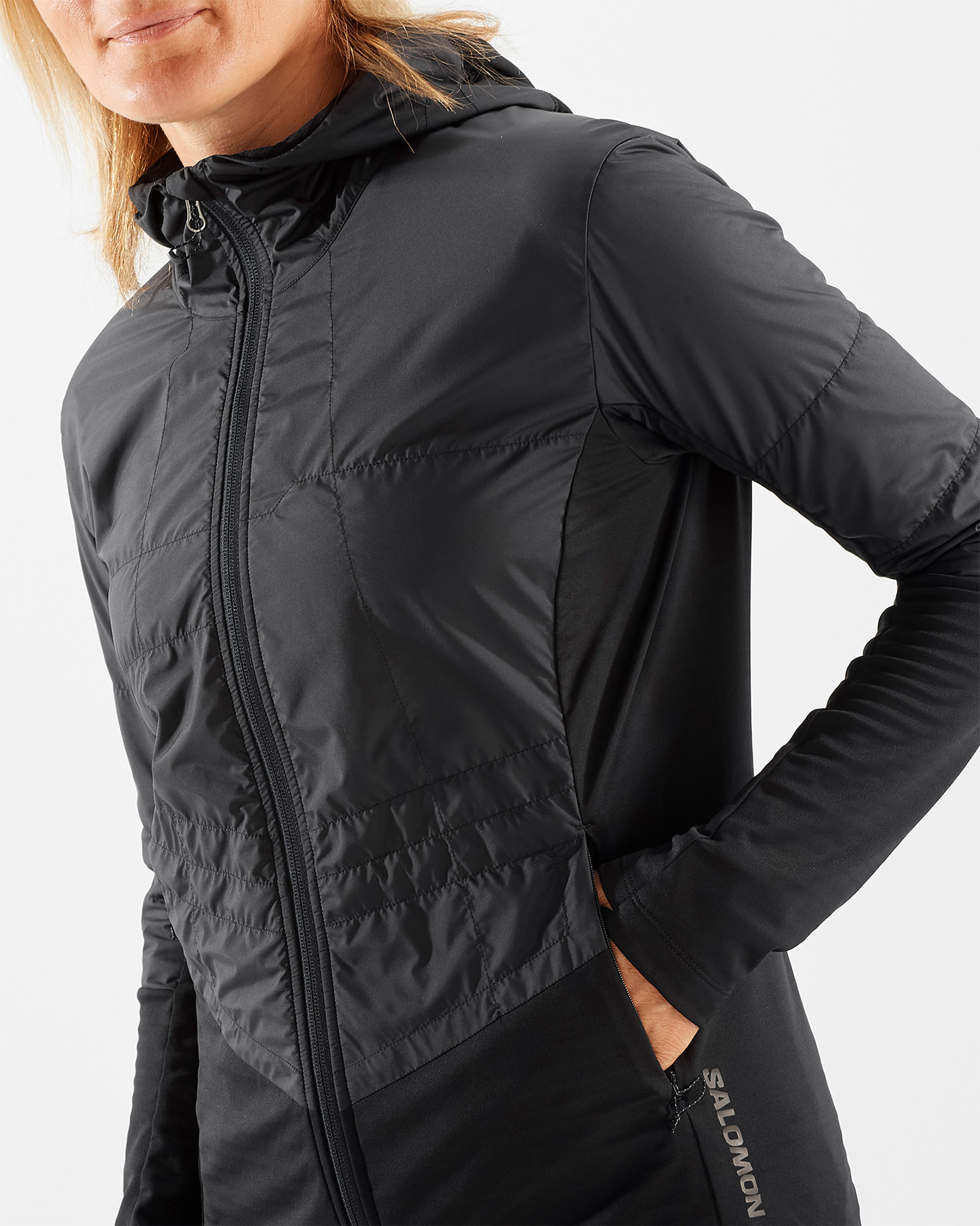 Pile SALOMON OUTLINE HYBRID ALL SEASON W - Nero - 4 | Cisalfa Sport