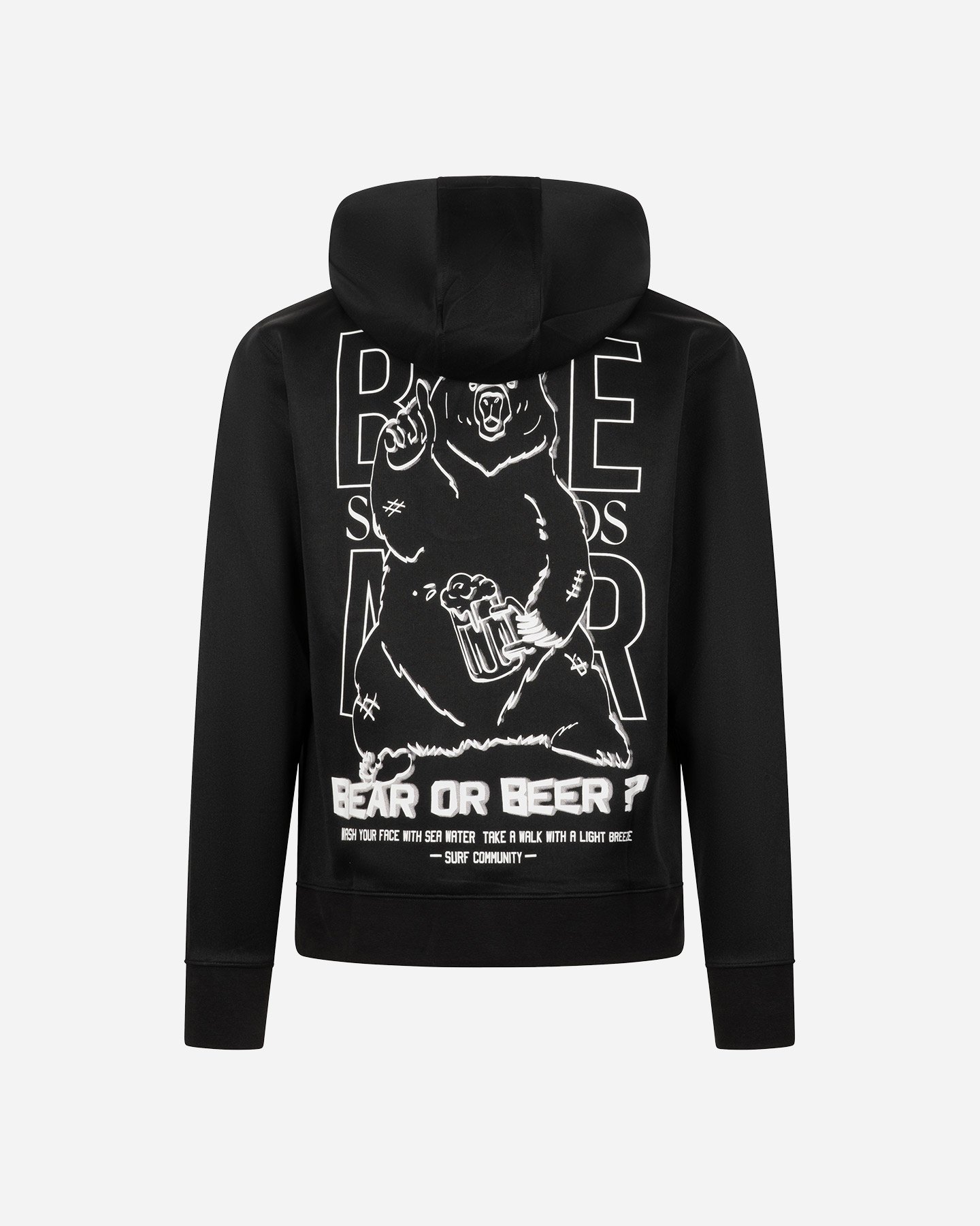 Felpa BEAR ICONIC SURF M - Nero - 1 | Cisalfa Sport