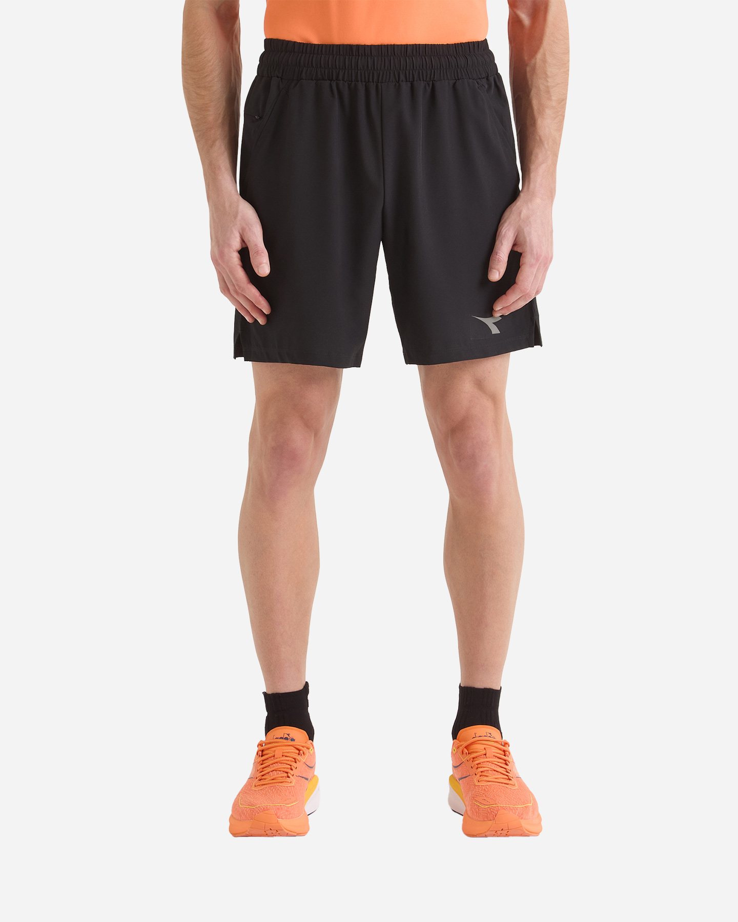 Short running DIADORA RUN 7 M - Nero - 1 | Cisalfa Sport