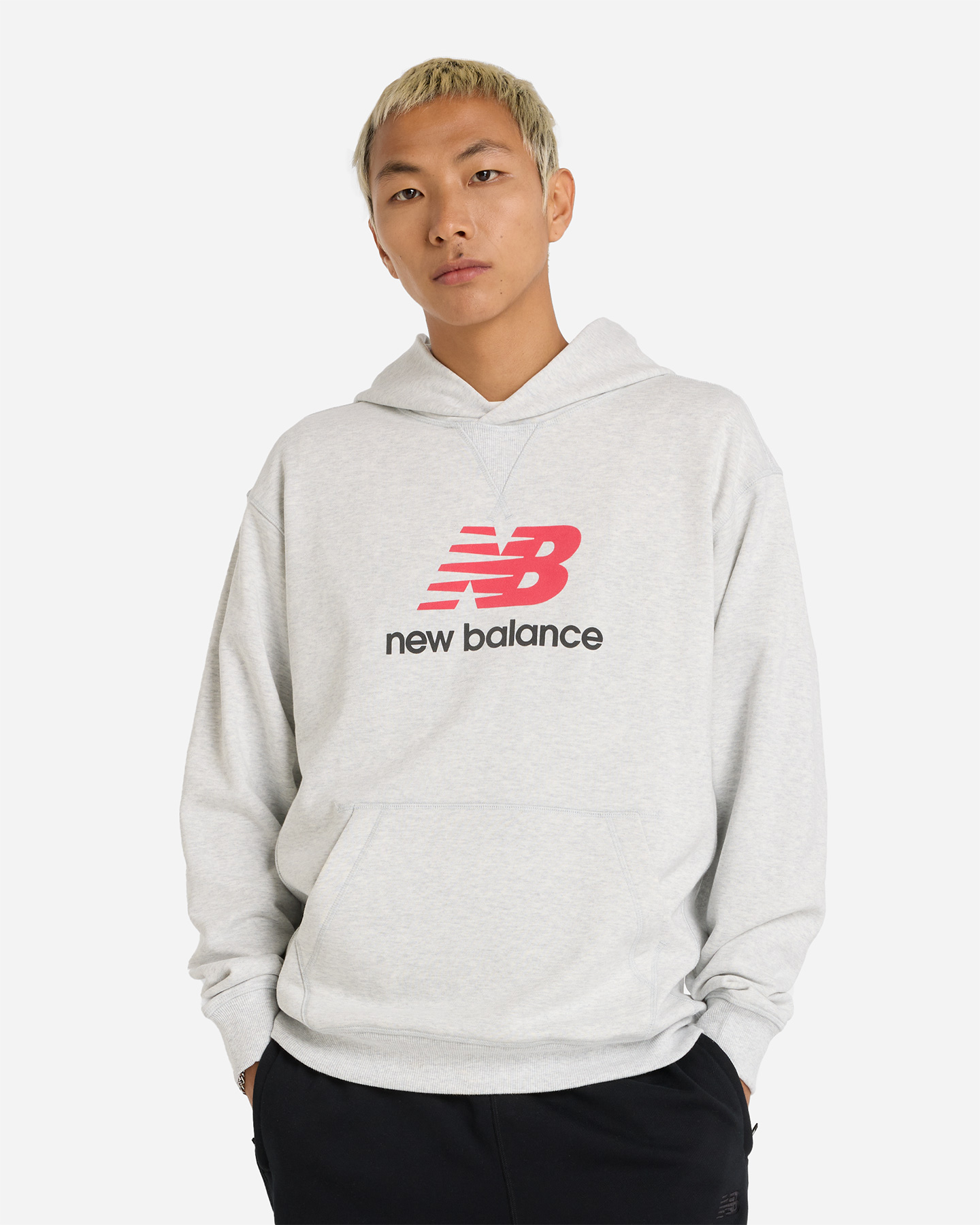 Felpa NEW BALANCE BIG LOGO SPORT ESSENTIAL M - Grigio - 0 | Cisalfa Sport