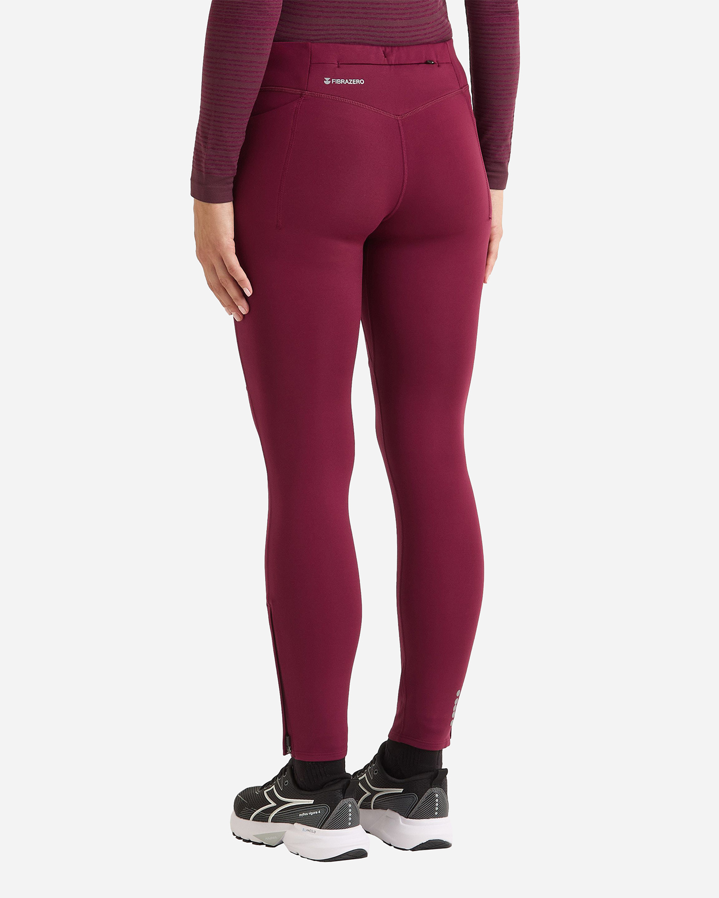 Fuseaux running DIADORA WINTER PROTECTION W - Rosso - 2 | Cisalfa Sport