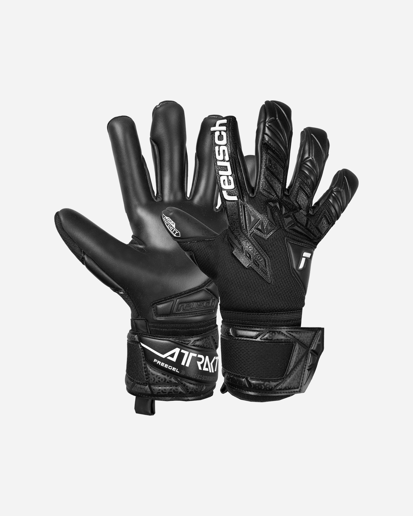 Guanti portiere REUSCH ATTRAKT FREEGEL INFINITY M - Nero - 0 | Cisalfa Sport
