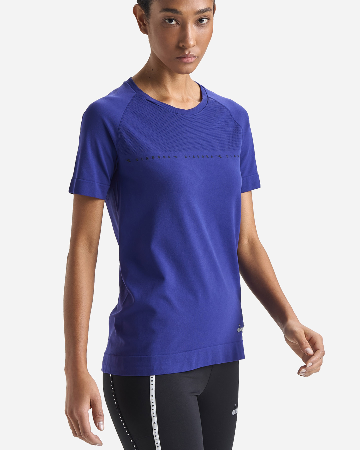 T-shirt running DIADORA SKIN FRIENDLY W - Blu - 3 | Cisalfa Sport
