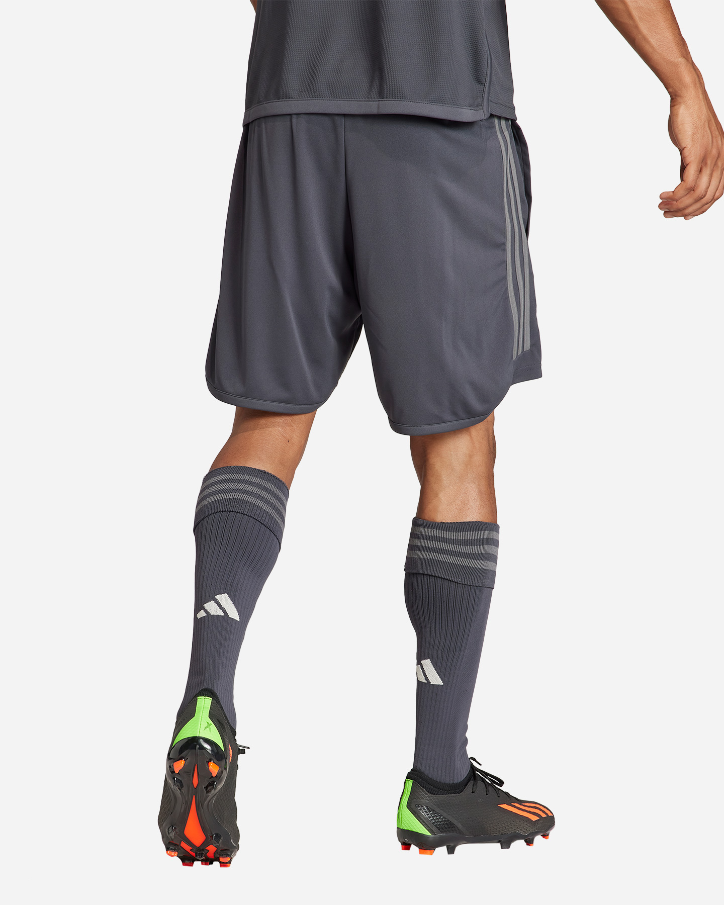 Pantaloncini calcio ufficiali ADIDAS JUVENTUS 3RD 23-24 M - Antracite - 2 | Cisalfa Sport