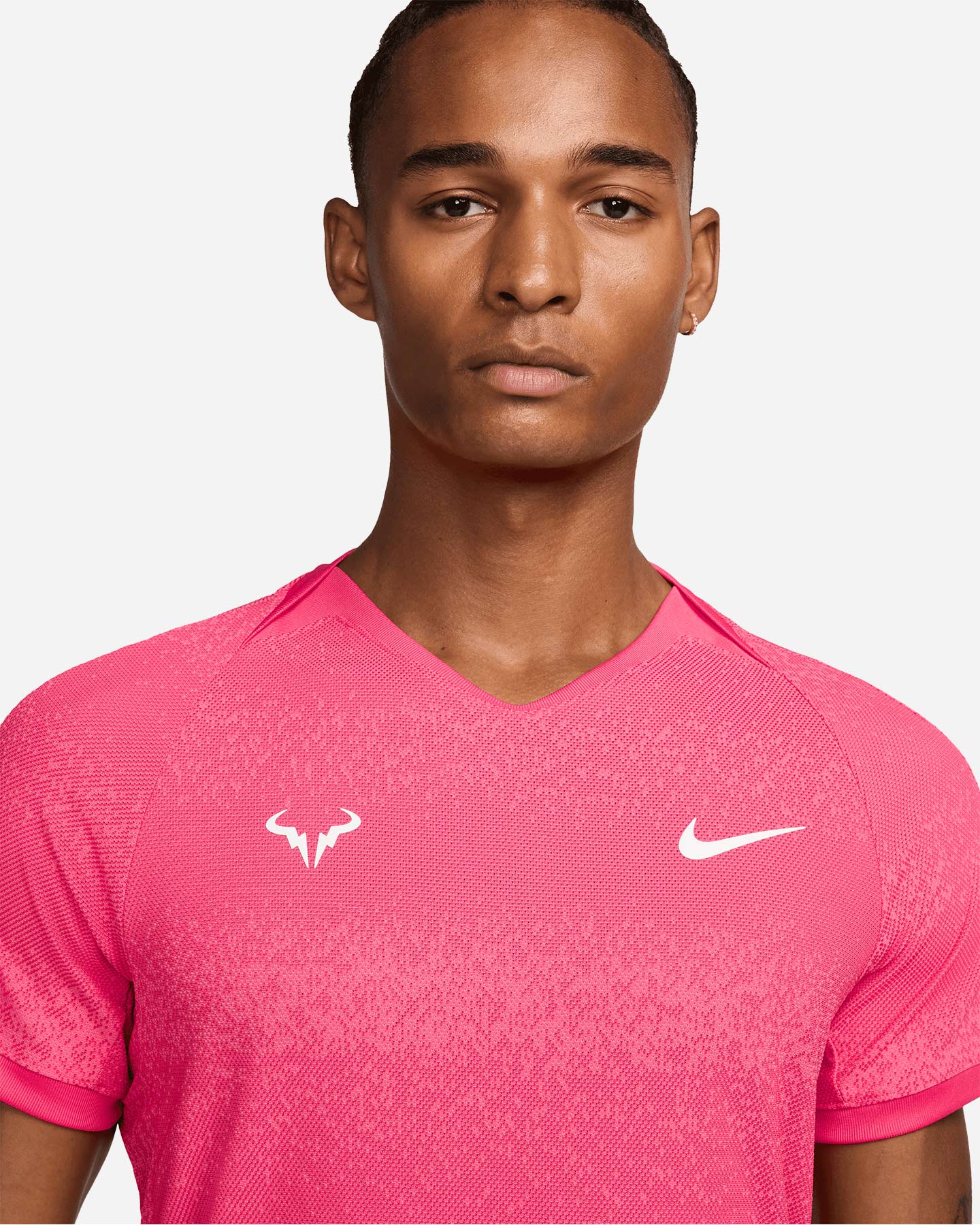 T-shirt tennis NIKE DRI FIT ADVANTAGE RAFA M - Rosa - 5 | Cisalfa Sport