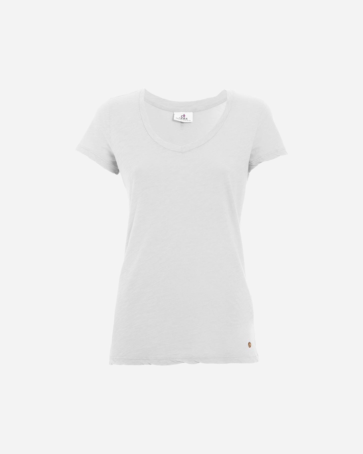 T-shirt DEHA SCOLLO V W - Bianco - 0 | Cisalfa Sport
