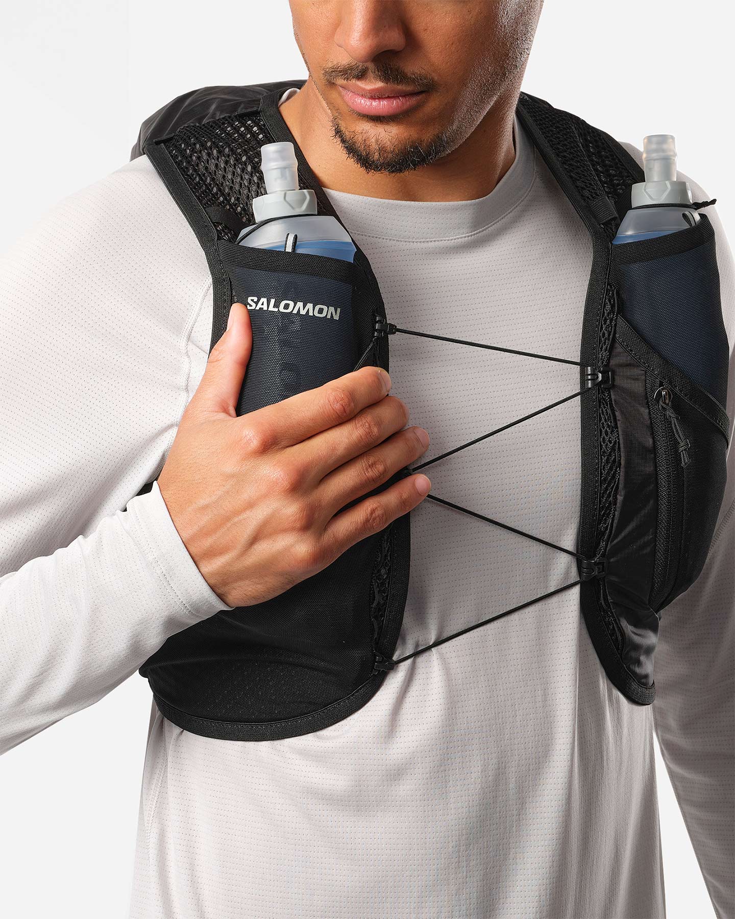 Zaino trail running SALOMON ACTIVE SKIN 8  - Nero - 4 | Cisalfa Sport