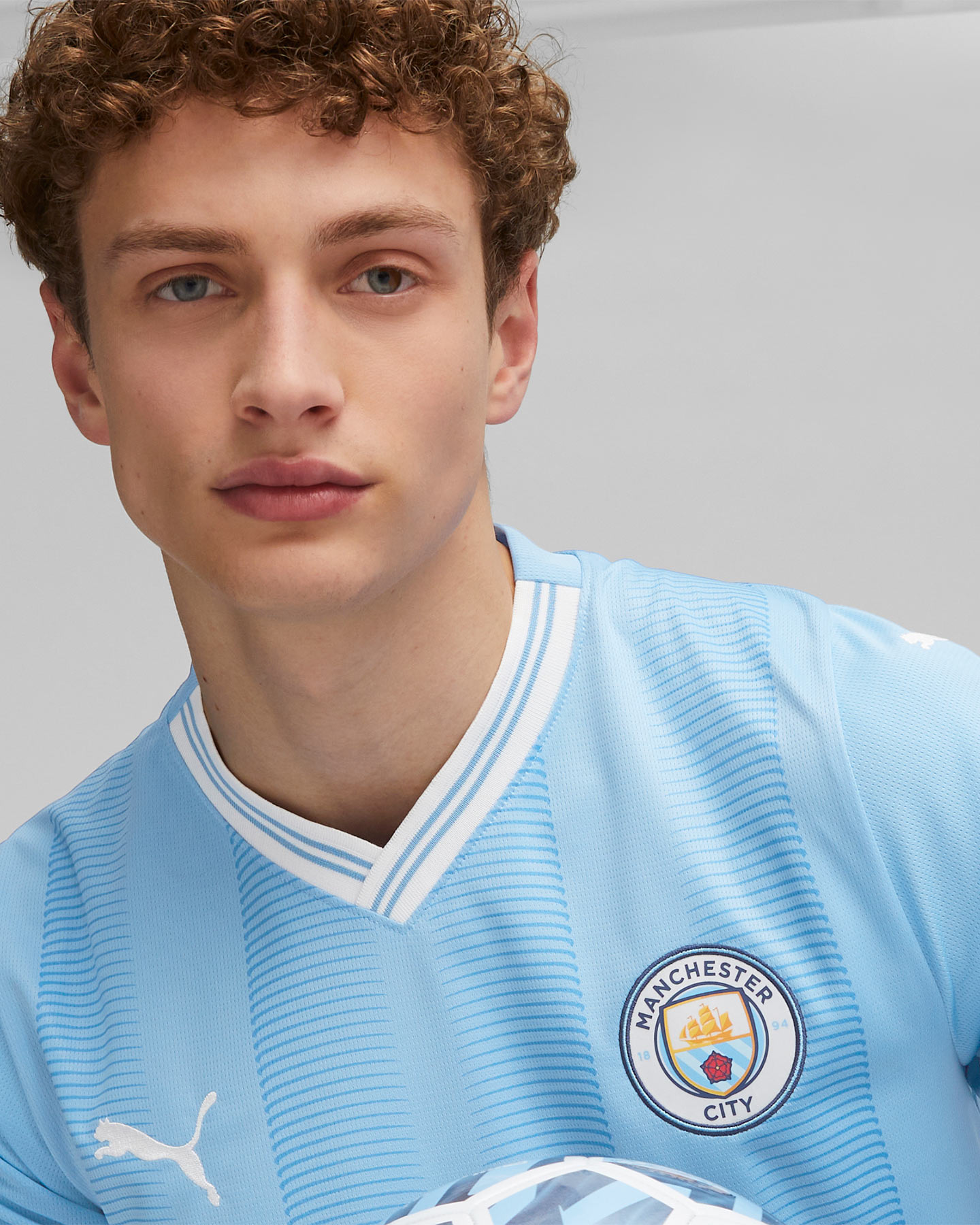 Maglia calcio ufficiale PUMA MANCHESTER CITY HOME 23-24 M - Azzurro - 5 | Cisalfa Sport
