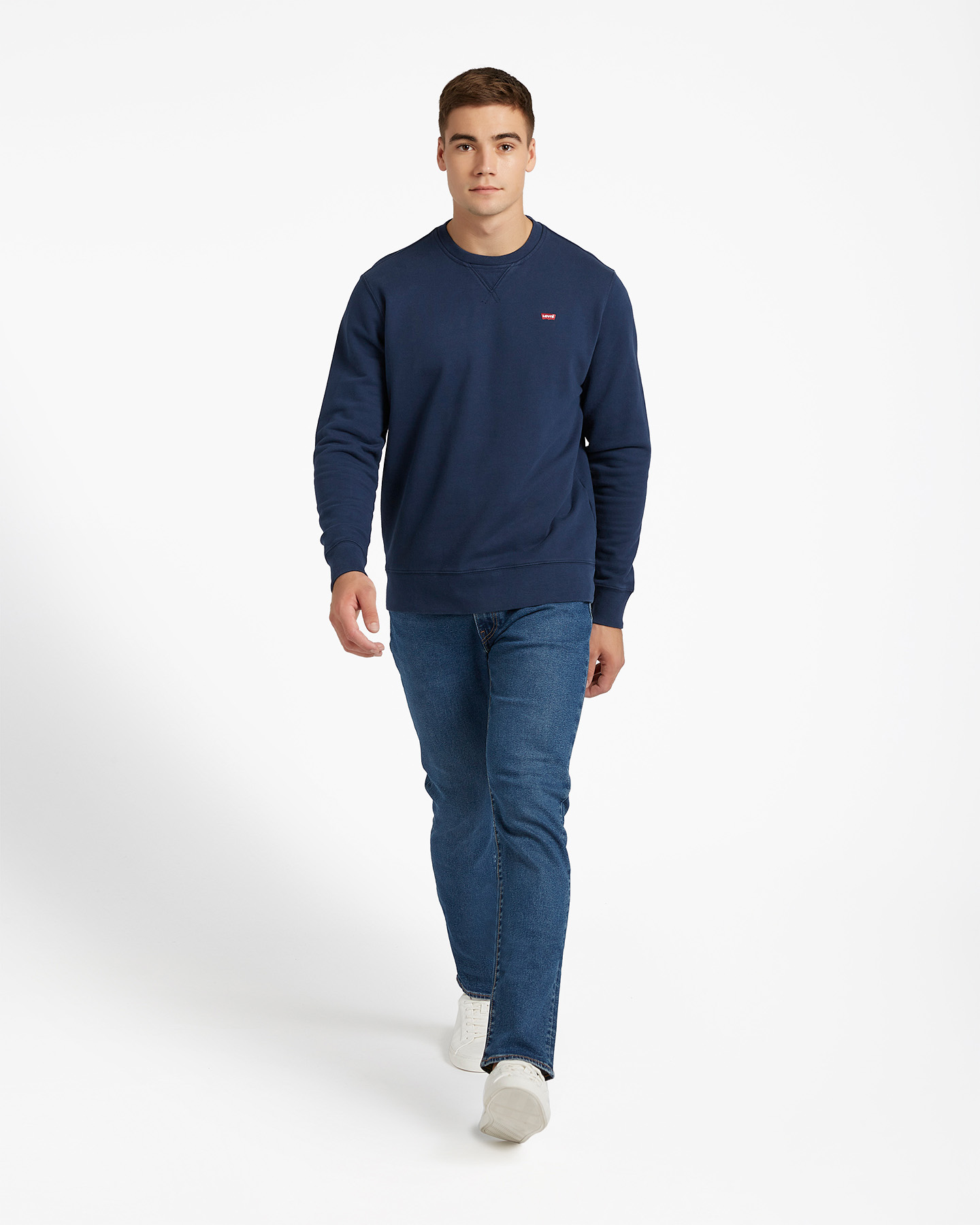Felpa LEVI'S NEW ORIGINAL CREW M - Blu - 3 | Cisalfa Sport