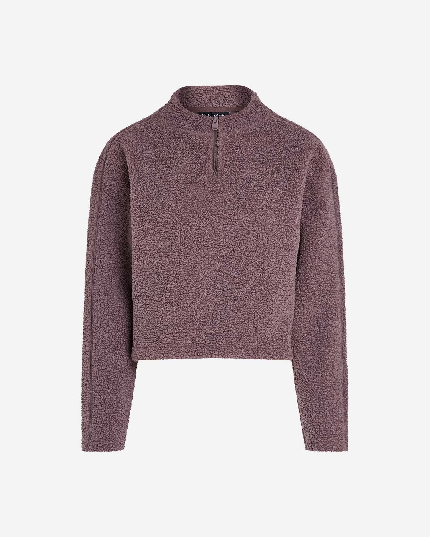 Felpa CALVIN KLEIN SPORT ZIP BEAR W - Viola - 0 | Cisalfa Sport