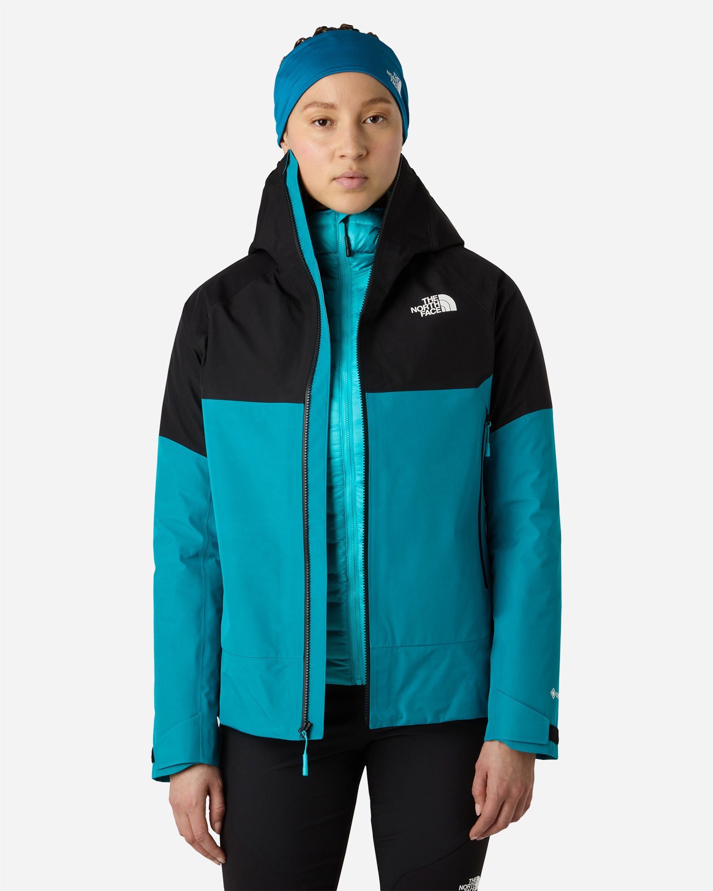 Giacca outdoor THE NORTH FACE JAZZI GTX W - Azzurro - 2 | Cisalfa Sport