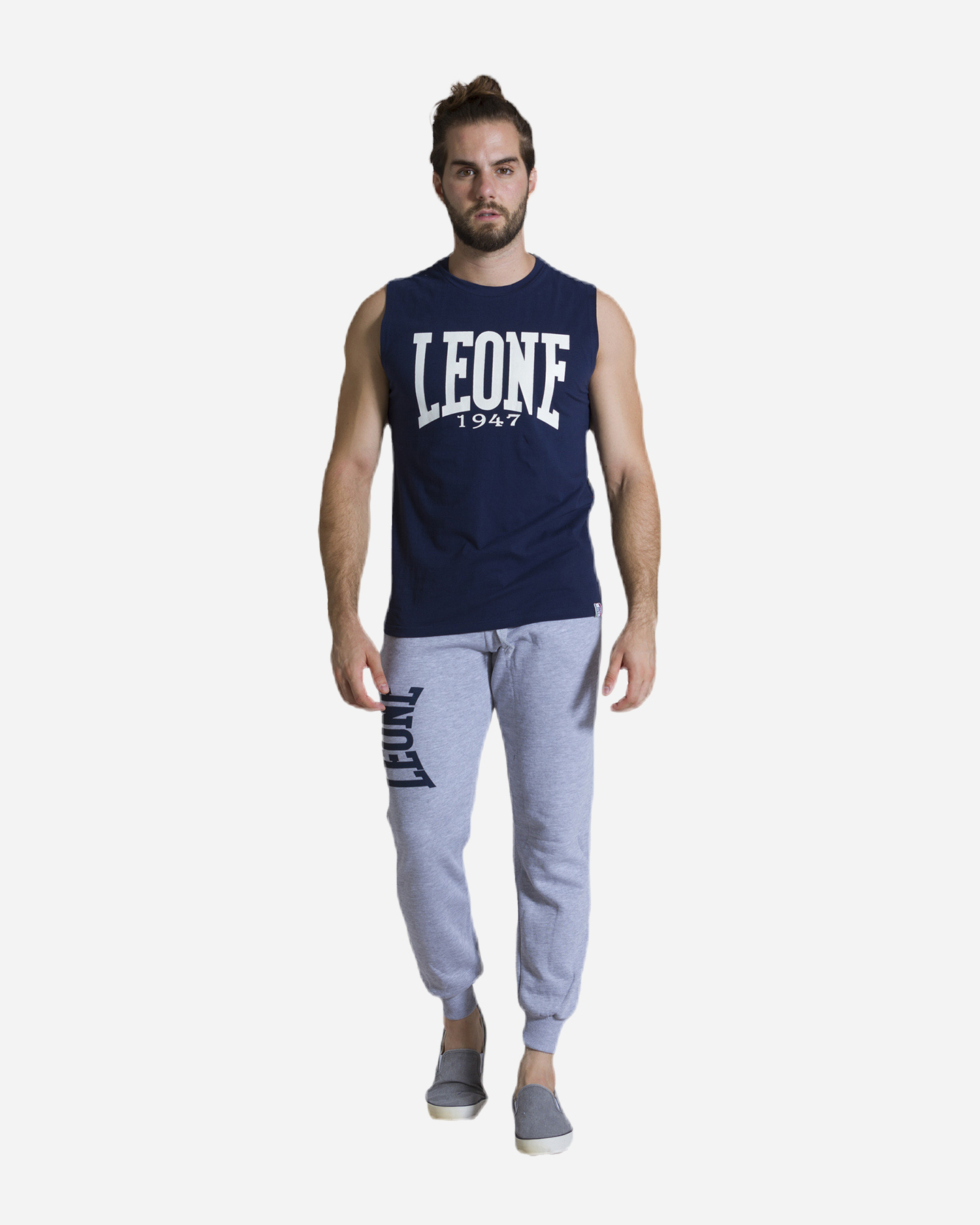 Canotta LEONE BIG LOGO M - Blu Navy - 3 | Cisalfa Sport