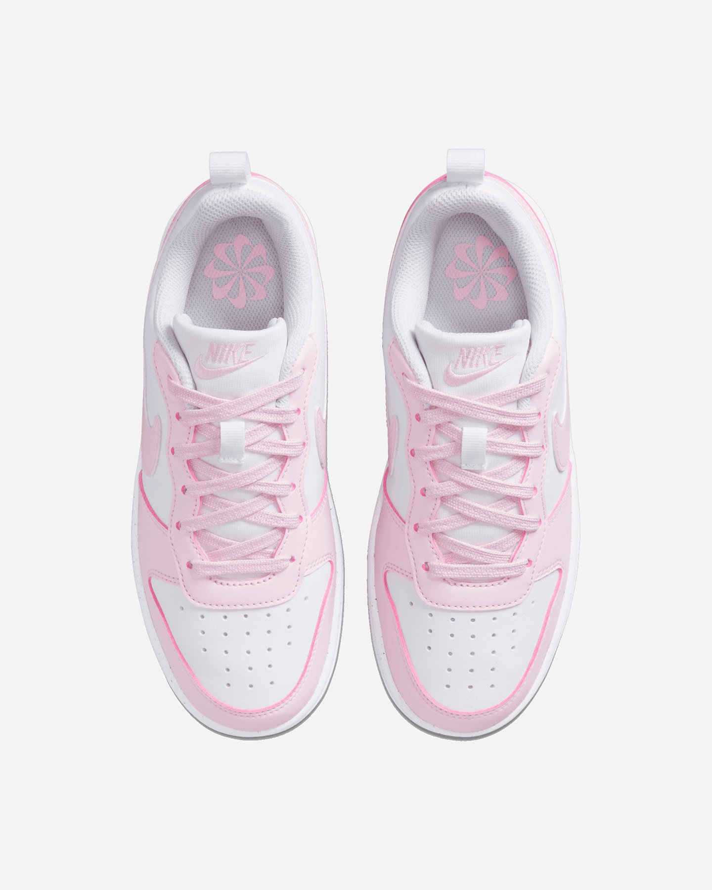 Scarpe sneakers NIKE COURT BOROUGH LOW RECRAFT GS JR - Rosa - 3 | Cisalfa Sport