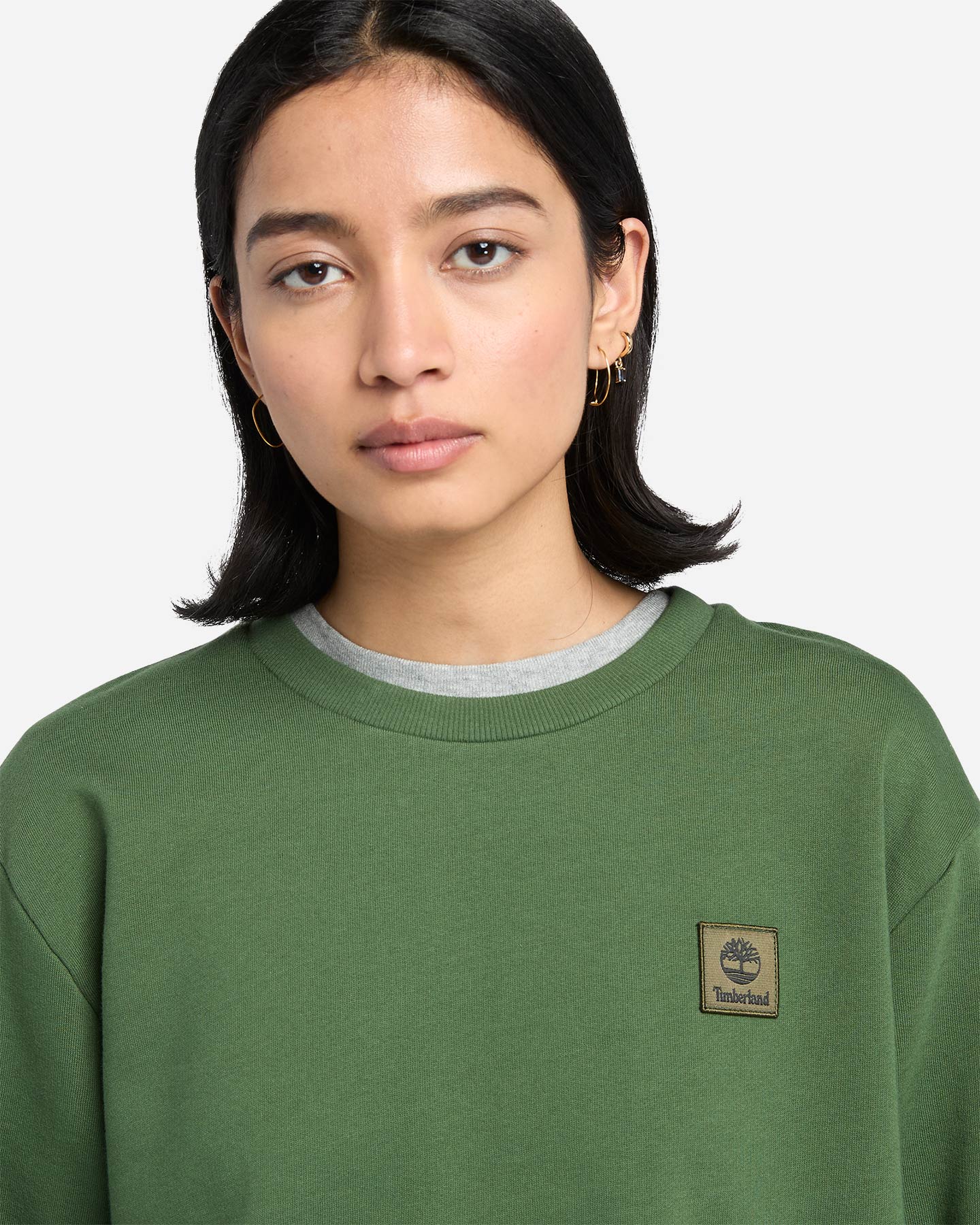 Felpa TIMBERLAND SMALL PATCH M - Verde - 4 | Cisalfa Sport