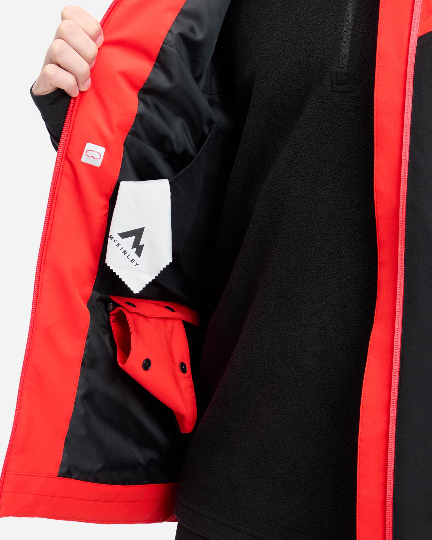 Giacca sci MCKINLEY FABIAN M - Rosso - 4 | Cisalfa Sport