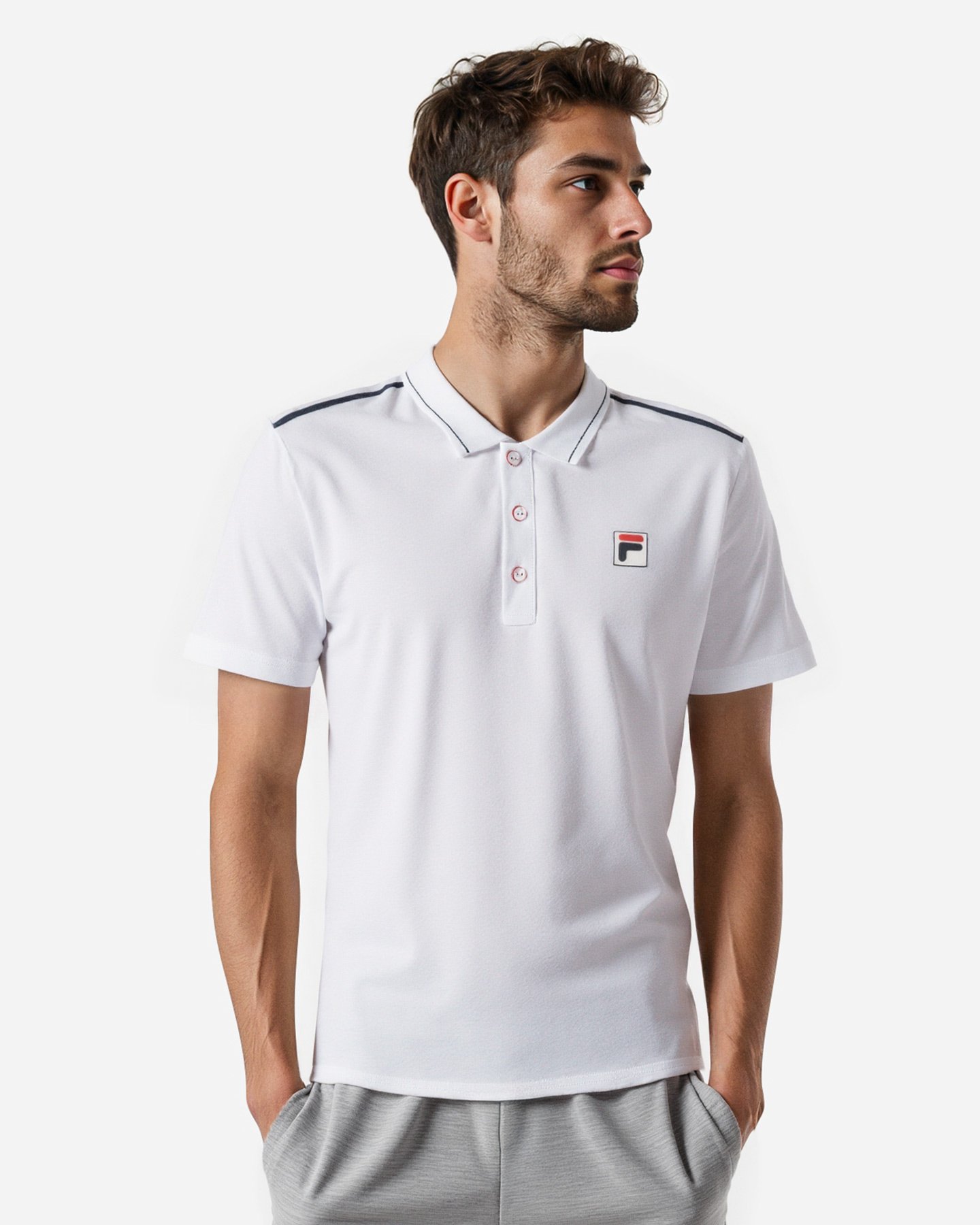 T-shirt FILA CLASSIC DYNAMISM M - Bianco - 3 | Cisalfa Sport