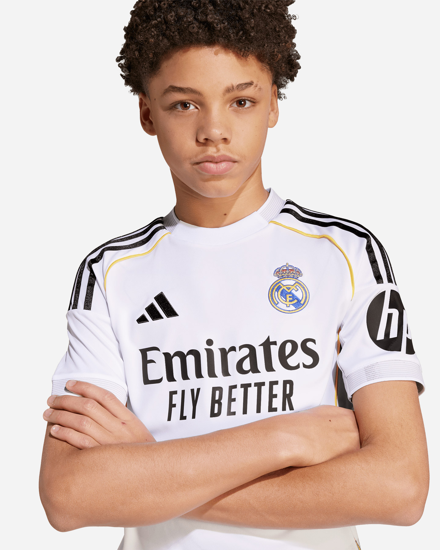 Maglia calcio ufficiale ADIDAS REAL MADRID HOME 25-26 JR - Bianco - 3 | Cisalfa Sport