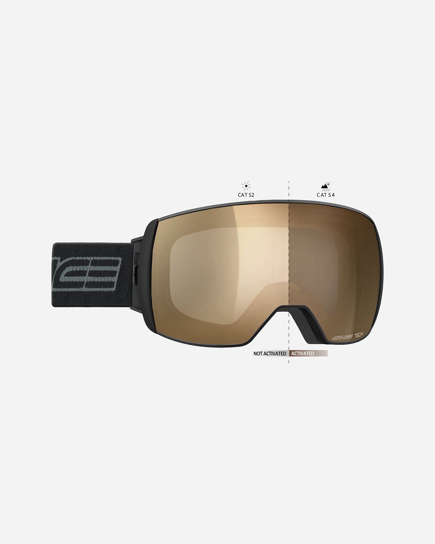 Maschera sci SALICE 605TECH  - Nero - 0 | Cisalfa Sport