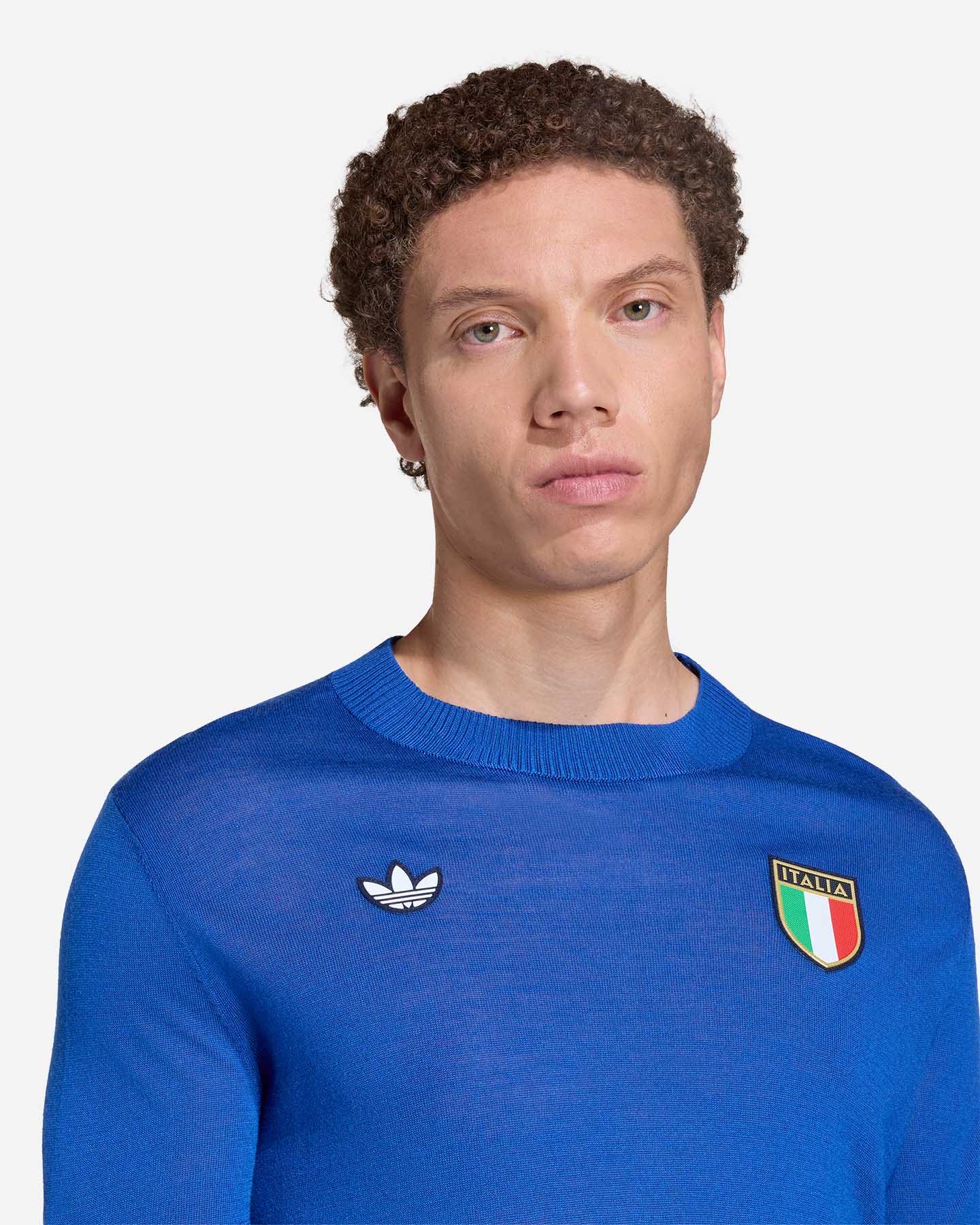 T-shirt ADIDAS ITALIA 70S M - Blu - 4 | Cisalfa Sport