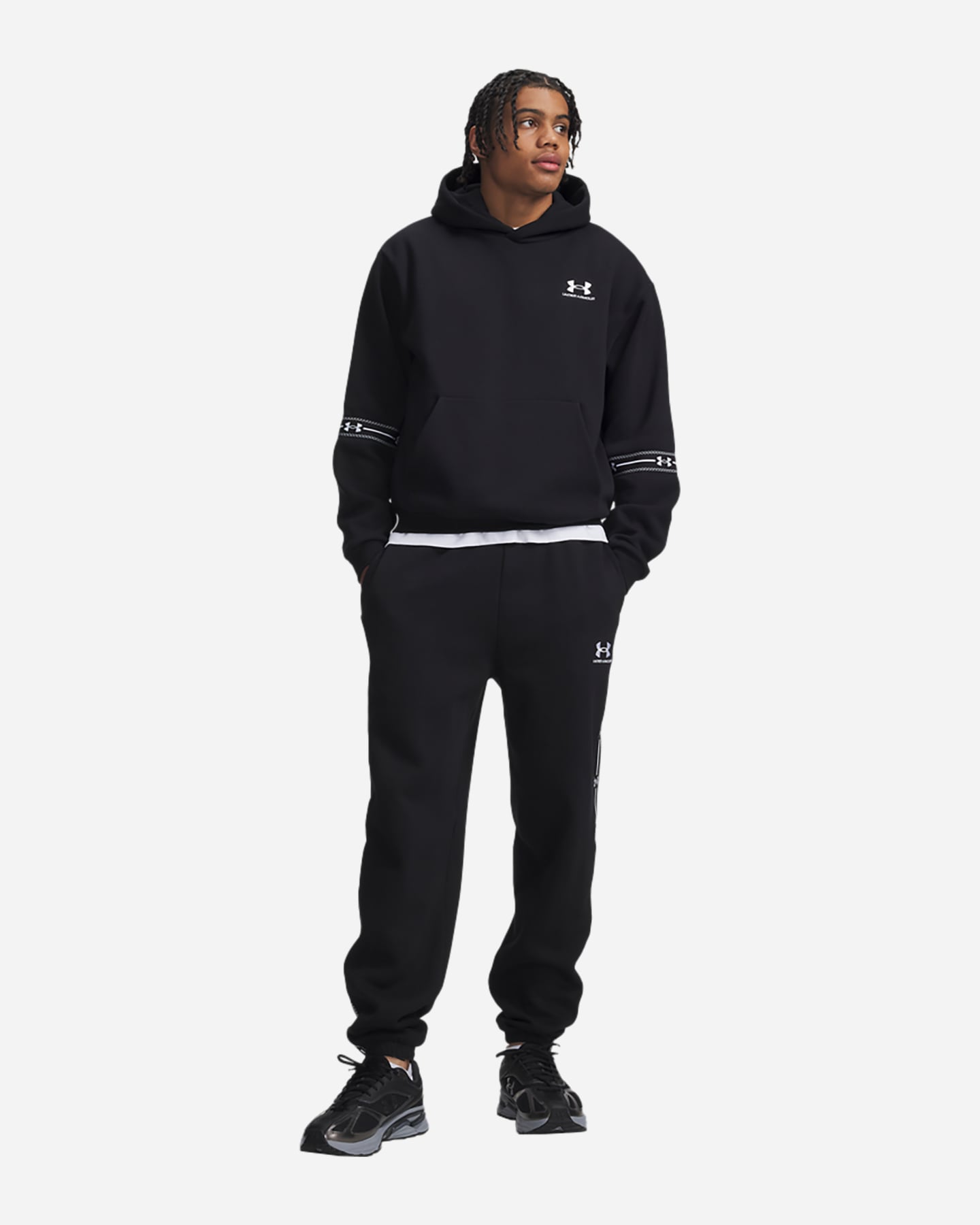 Pantalone UNDER ARMOUR ICON TAPED M - Nero - 2 | Cisalfa Sport