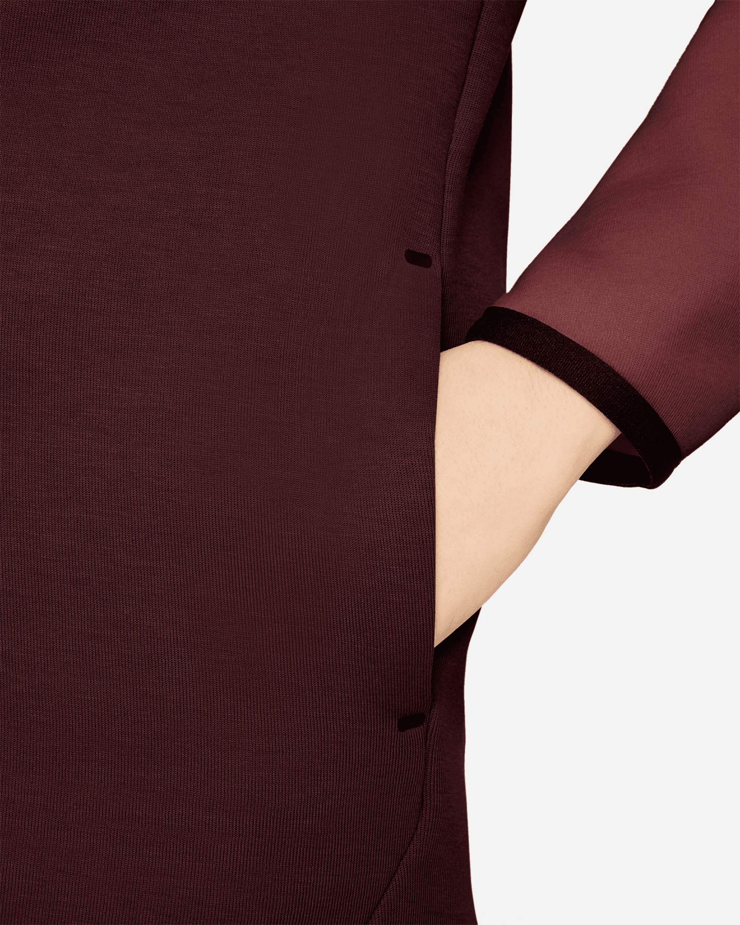 Felpa NIKE TECH FLEECE 6 JR - Rosso - 5 | Cisalfa Sport