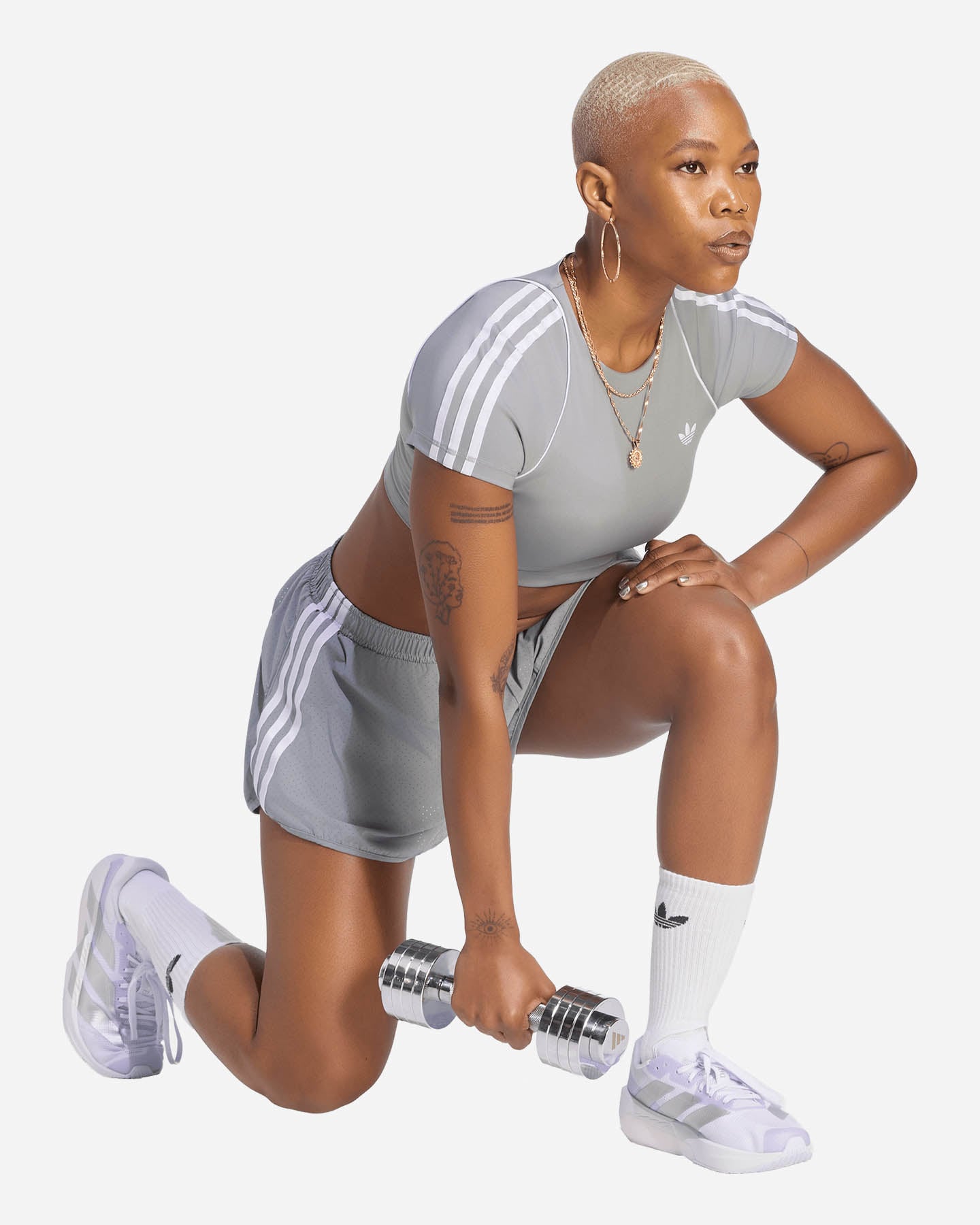 Reggiseno sportivo ADIDAS ORIGINALS SUPERSTAR W - Grigio - 4 | Cisalfa Sport